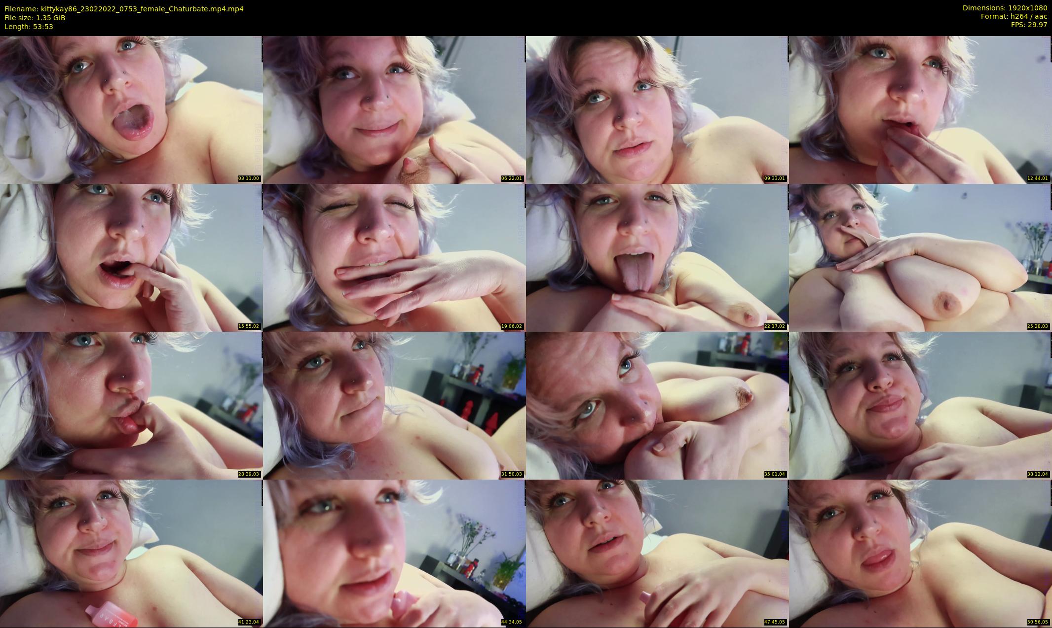 kittykay86 — 54 minute Chaturbate female cam show recording, 1080p, Feb 23, 2022