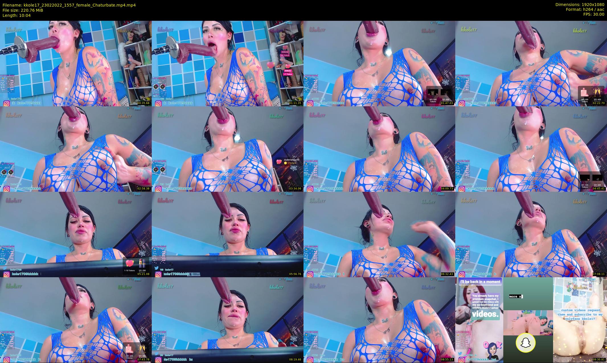 kkole17 — 11 minute Chaturbate female cam show recording, 1080p, Feb 23, 2022