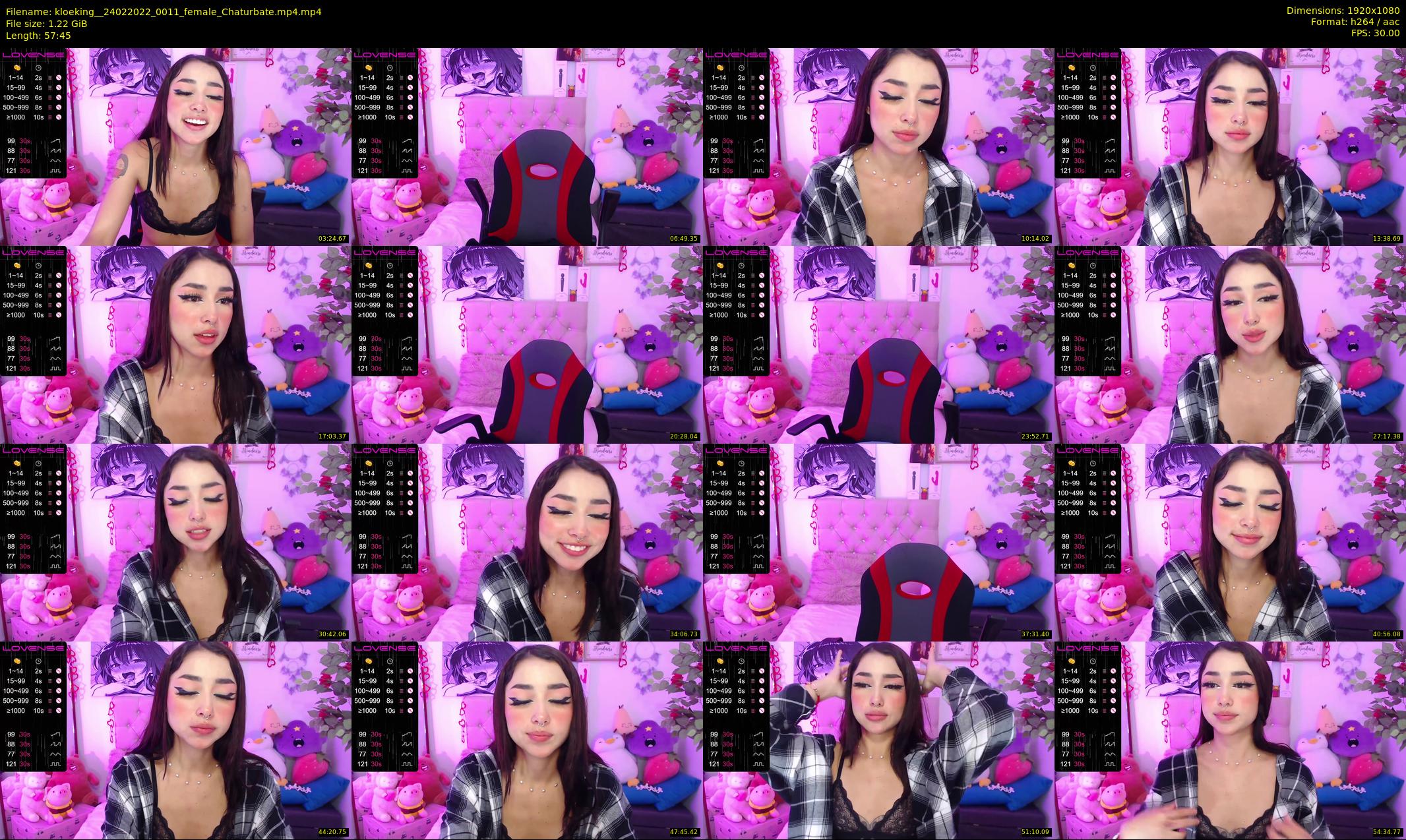 kloeking_ — 58 minute Chaturbate female cam show recording, 1080p, Feb 24, 2022