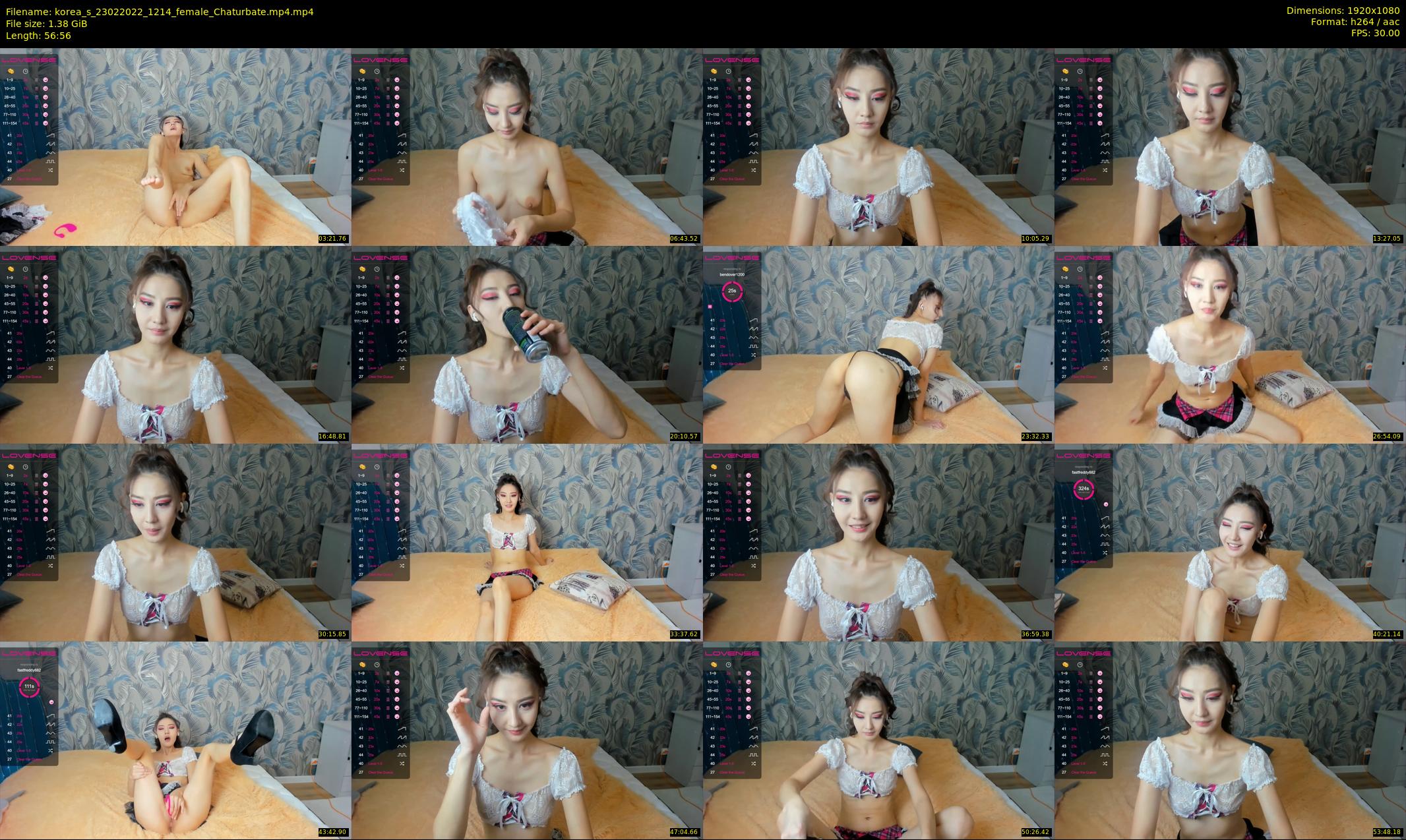 korea_s — 57 minute Chaturbate female cam show recording, 1080p, Feb 23, 2022