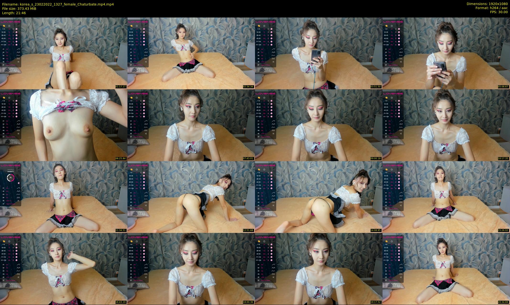 korea_s — 22 minute Chaturbate female cam show recording, 1080p, Feb 23, 2022