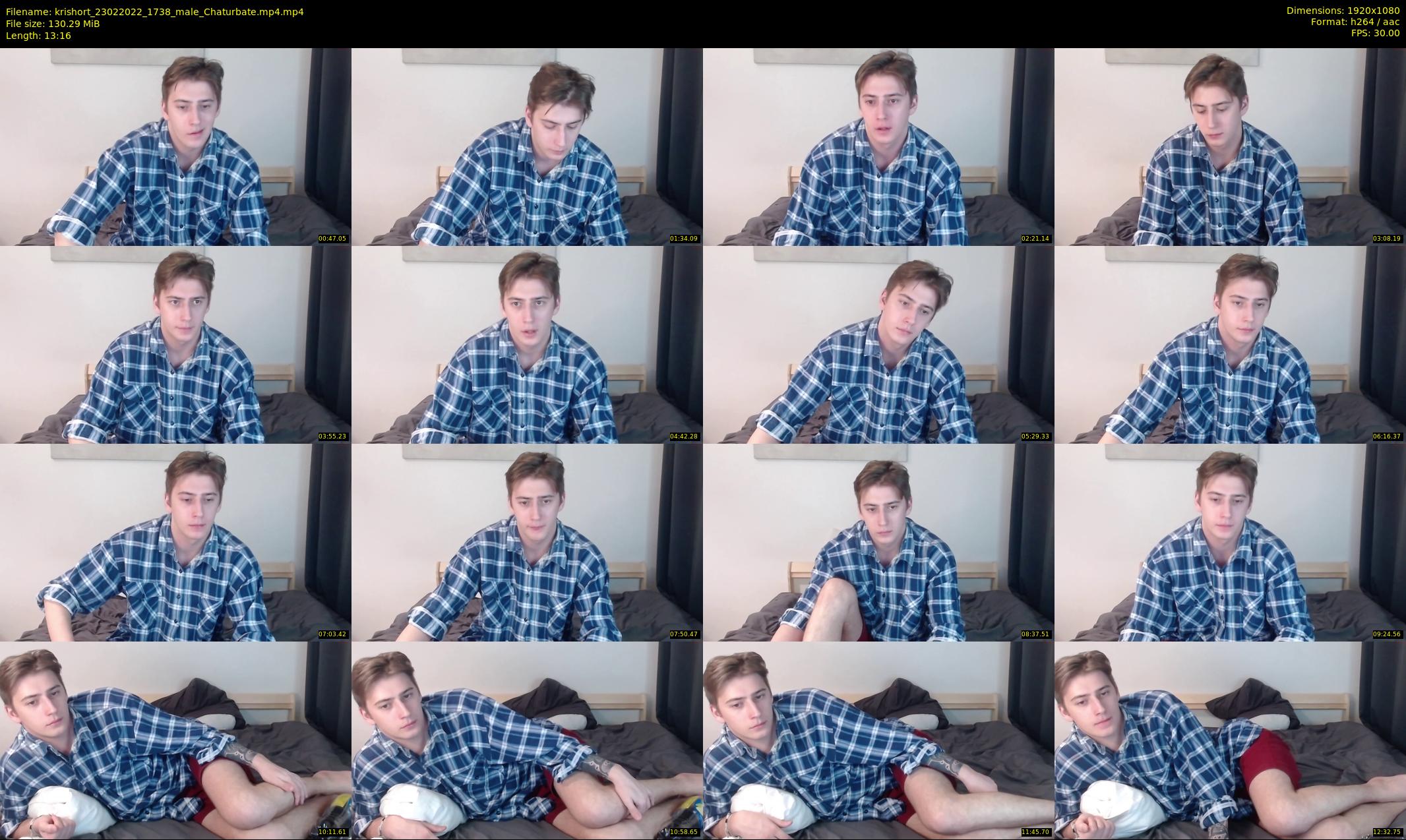 krishort — 14 minute Chaturbate male cam show recording, 1080p, Feb 23, 2022