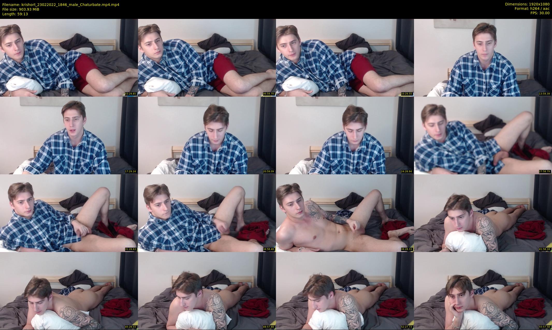 krishort — 60 minute Chaturbate male cam show recording, 1080p, Feb 23, 2022