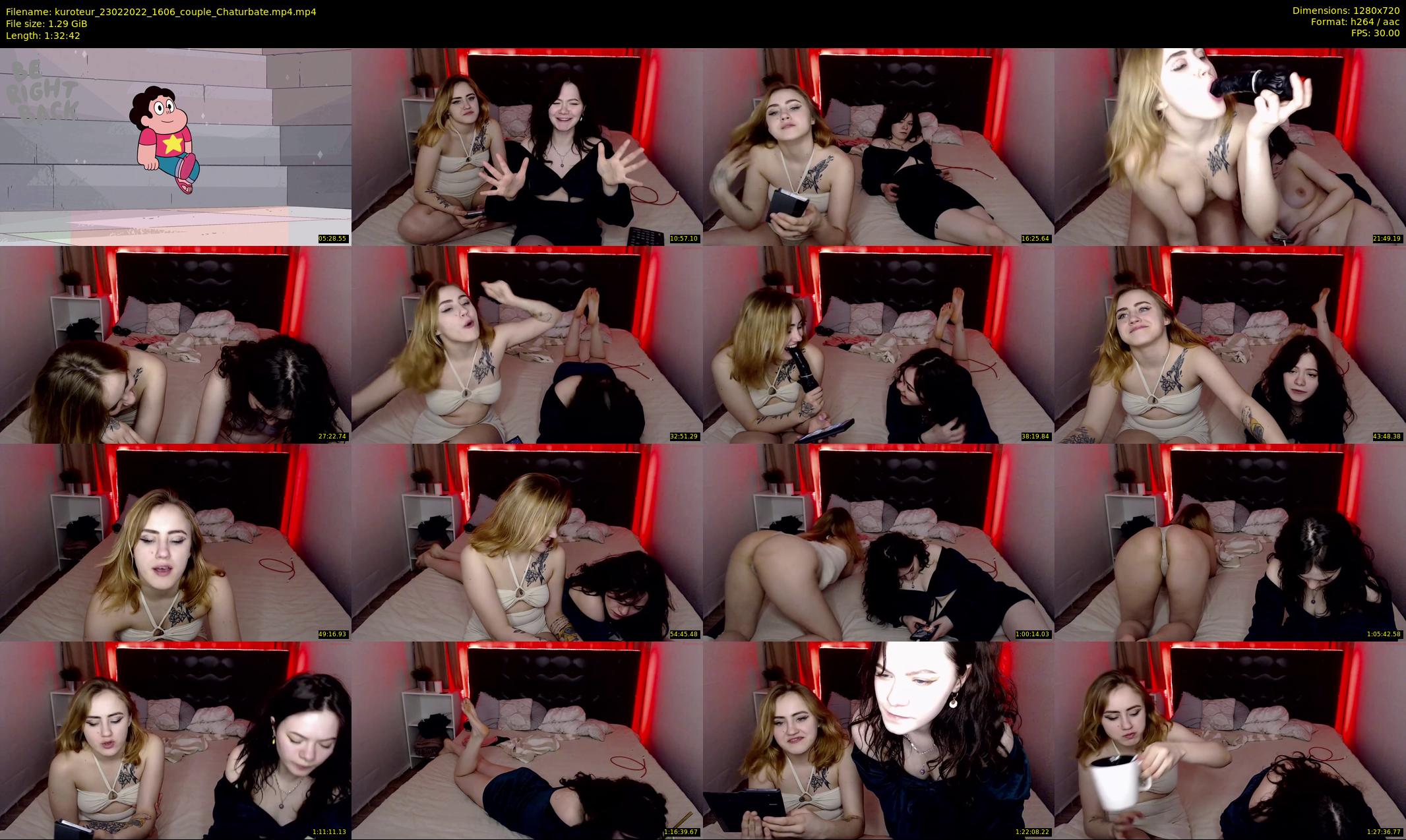 kuroteur — 93 minute Chaturbate couple cam show recording, 720p, Feb 23, 2022