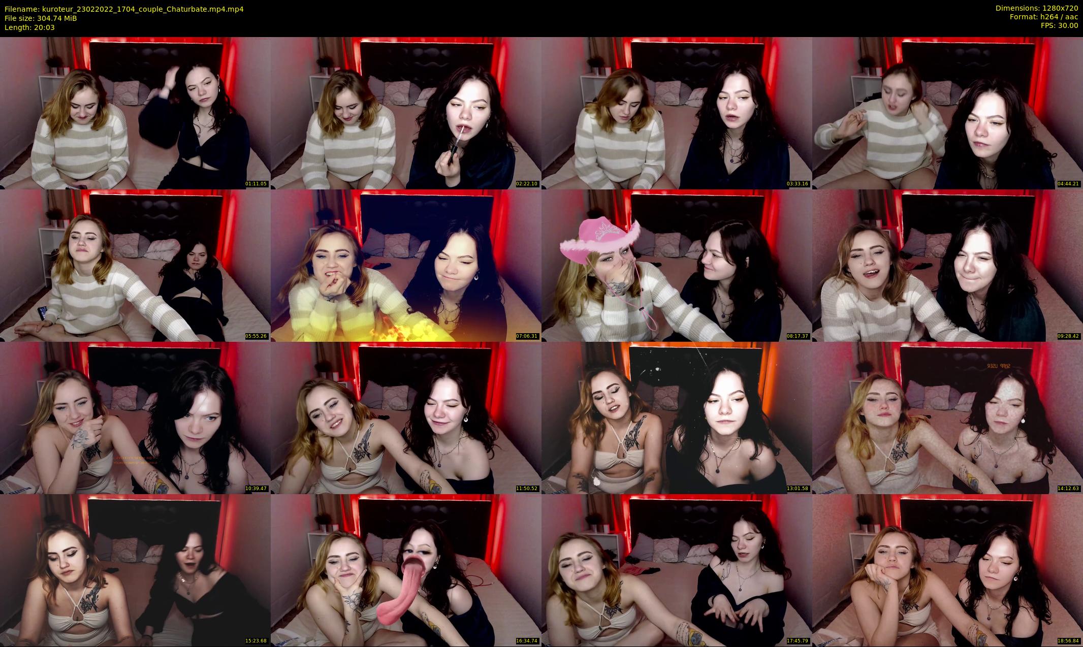 kuroteur — 21 minute Chaturbate couple cam show recording, 720p, Feb 23, 2022