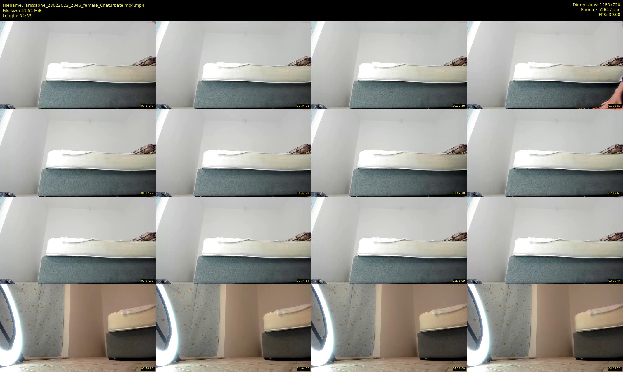 larissaone — 5 minute Chaturbate female cam show recording, 720p, Feb 23, 2022