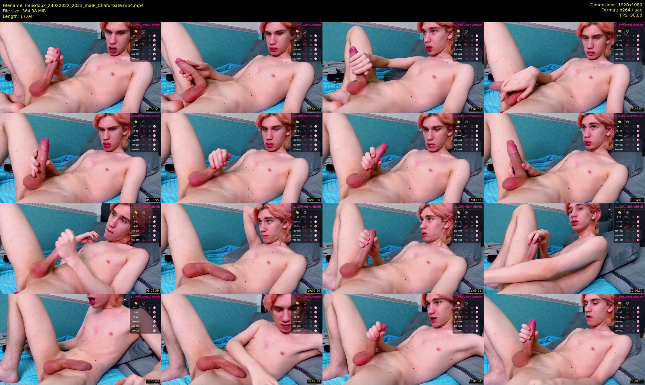 louisdoux — 18 minute Chaturbate male cam show recording, 1080p, Feb 23, 2022
