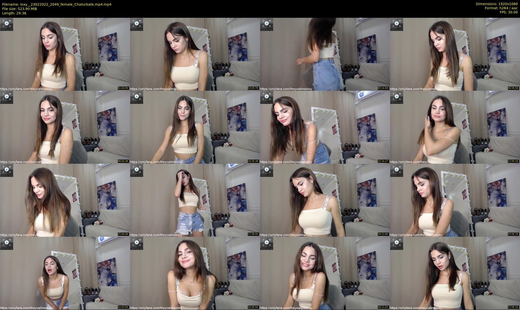 loxy_ — 30 minute Chaturbate female cam show recording, 1080p, Feb 23, 2022