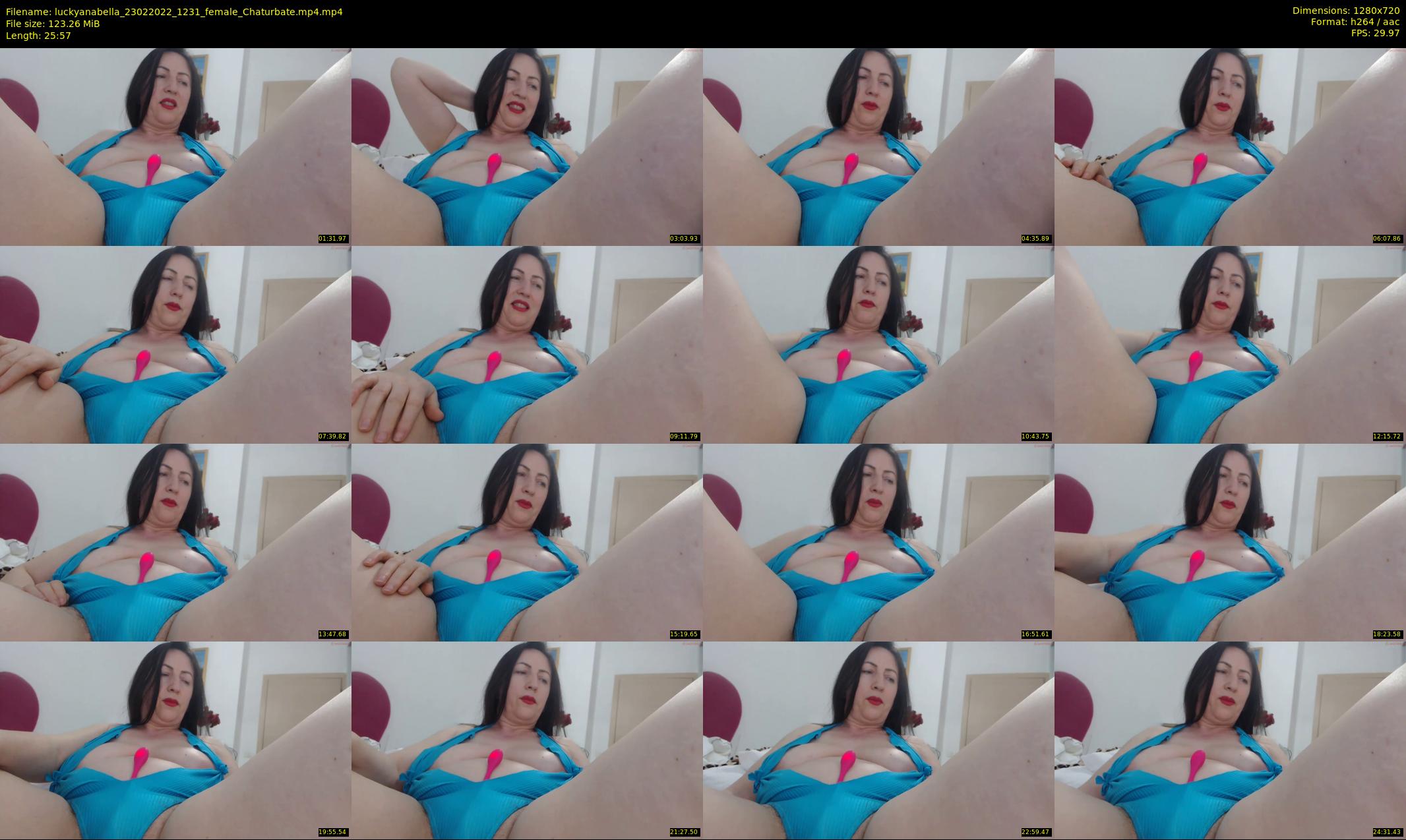 luckyanabella — 26 minute Chaturbate female cam show recording, 720p, Feb 23, 2022