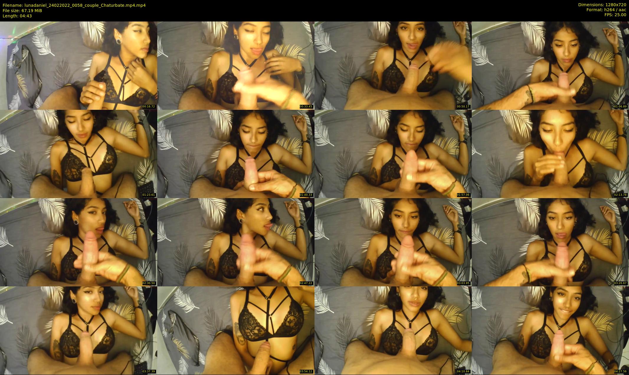 lunadaniel — 5 minute Chaturbate couple cam show recording, 720p, Feb 24, 2022