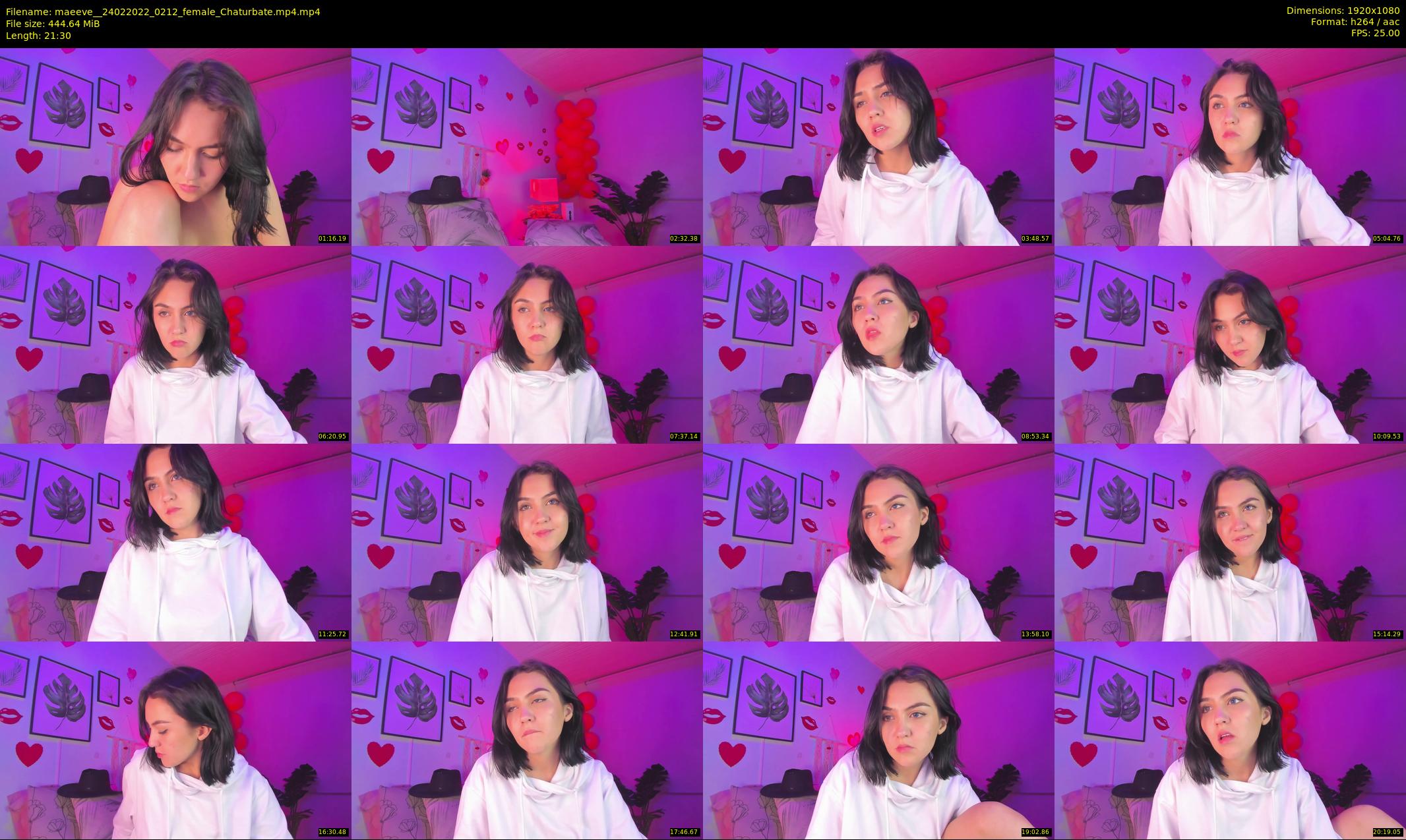 maeeve_ — 22 minute Chaturbate female cam show recording, 1080p, Feb 24, 2022