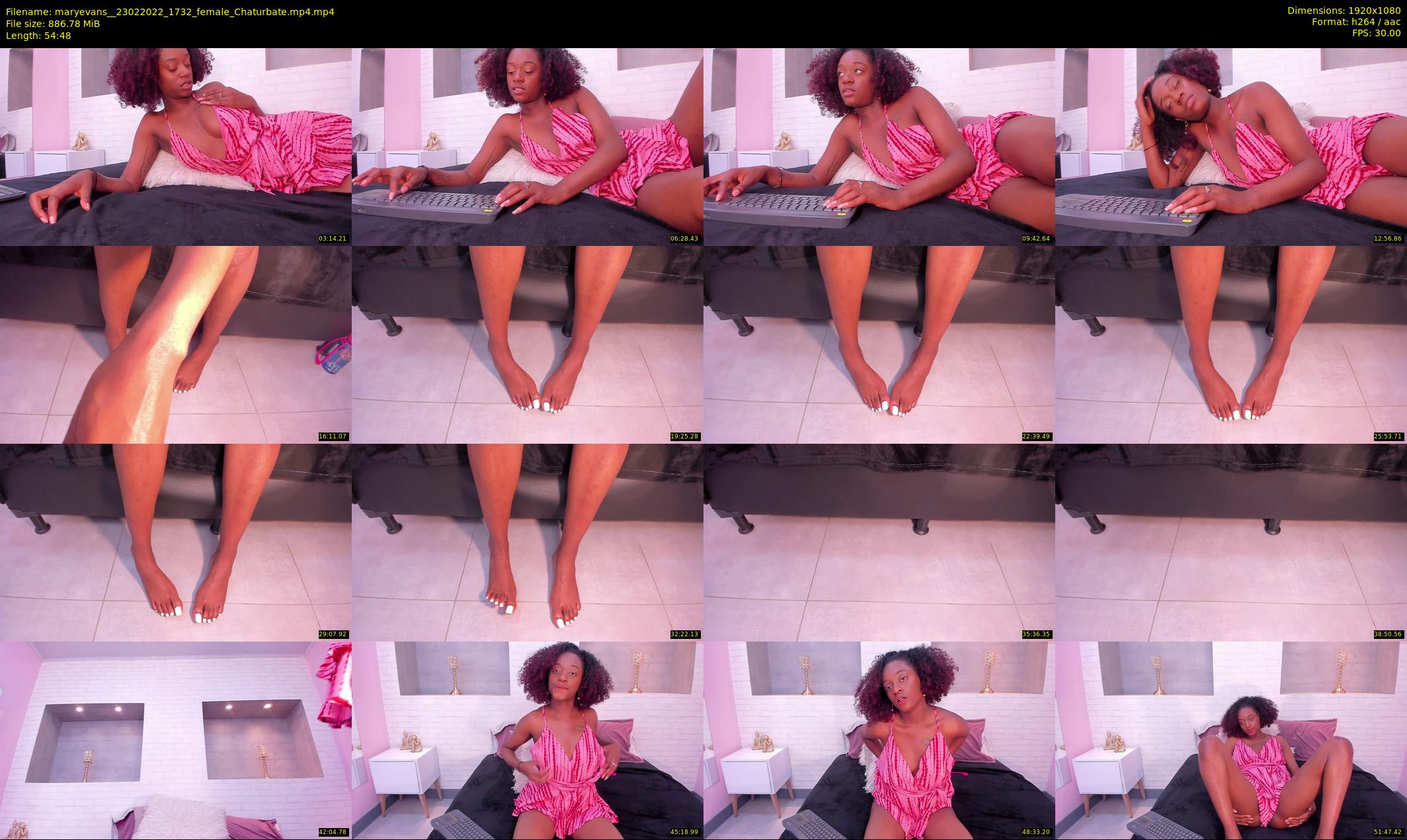 maryevans_ — 55 minute Chaturbate female cam show recording, 1080p, Feb 23, 2022