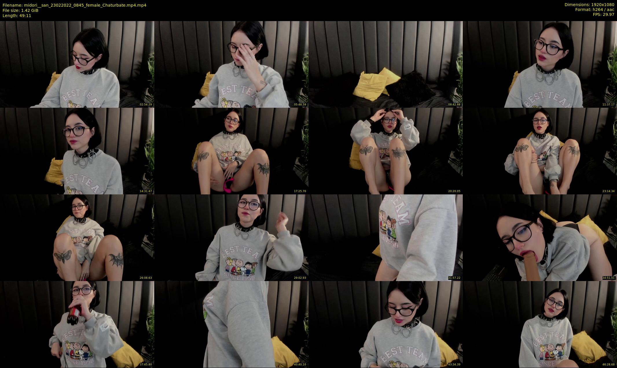 midori__san — 50 minute Chaturbate female cam show recording, 1080p, Feb 23, 2022