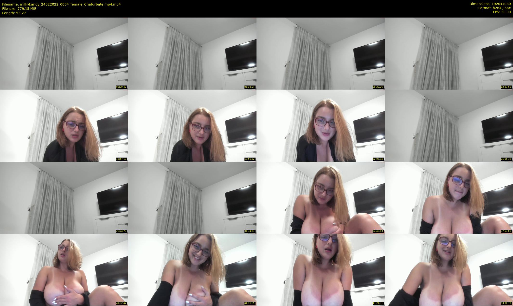 milkykandy — 54 minute Chaturbate female cam show recording, 1080p, Feb 24, 2022