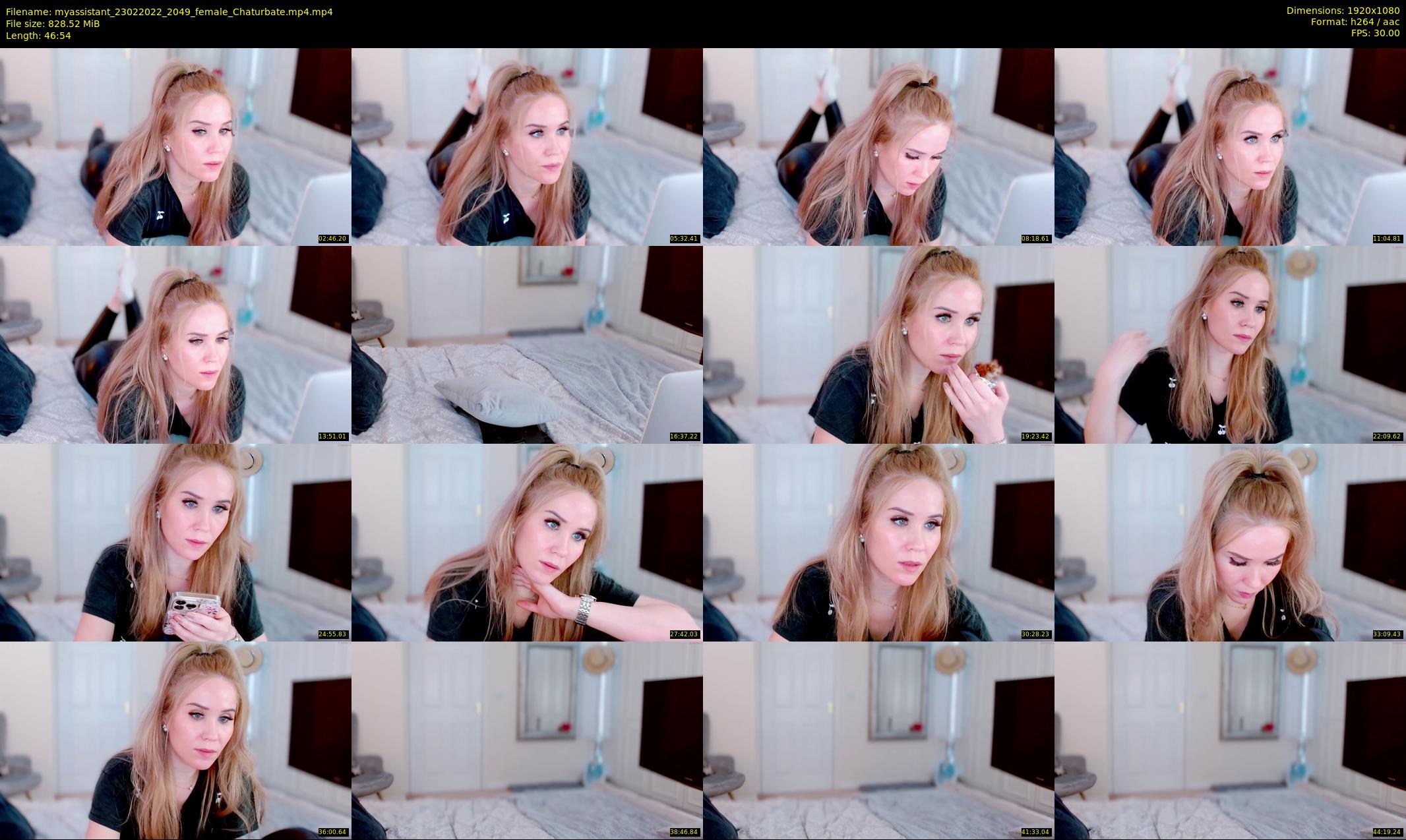 myassistant — 47 minute Chaturbate female cam show recording, 1080p, Feb 23, 2022