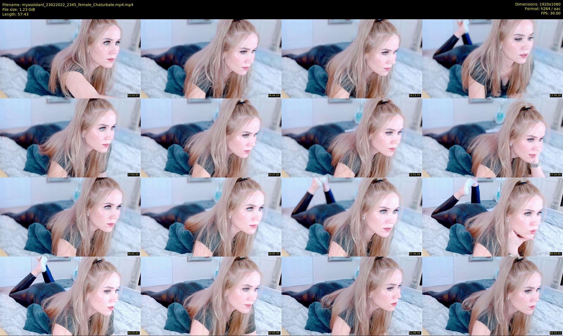 myassistant — 58 minute Chaturbate female cam show recording, 1080p, Feb 23, 2022
