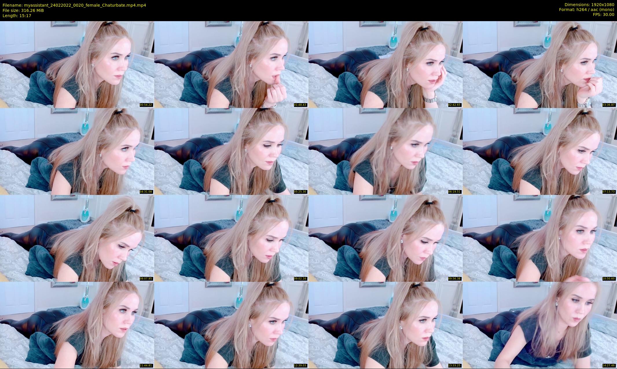 myassistant — 16 minute Chaturbate female cam show recording, 1080p, Feb 24, 2022