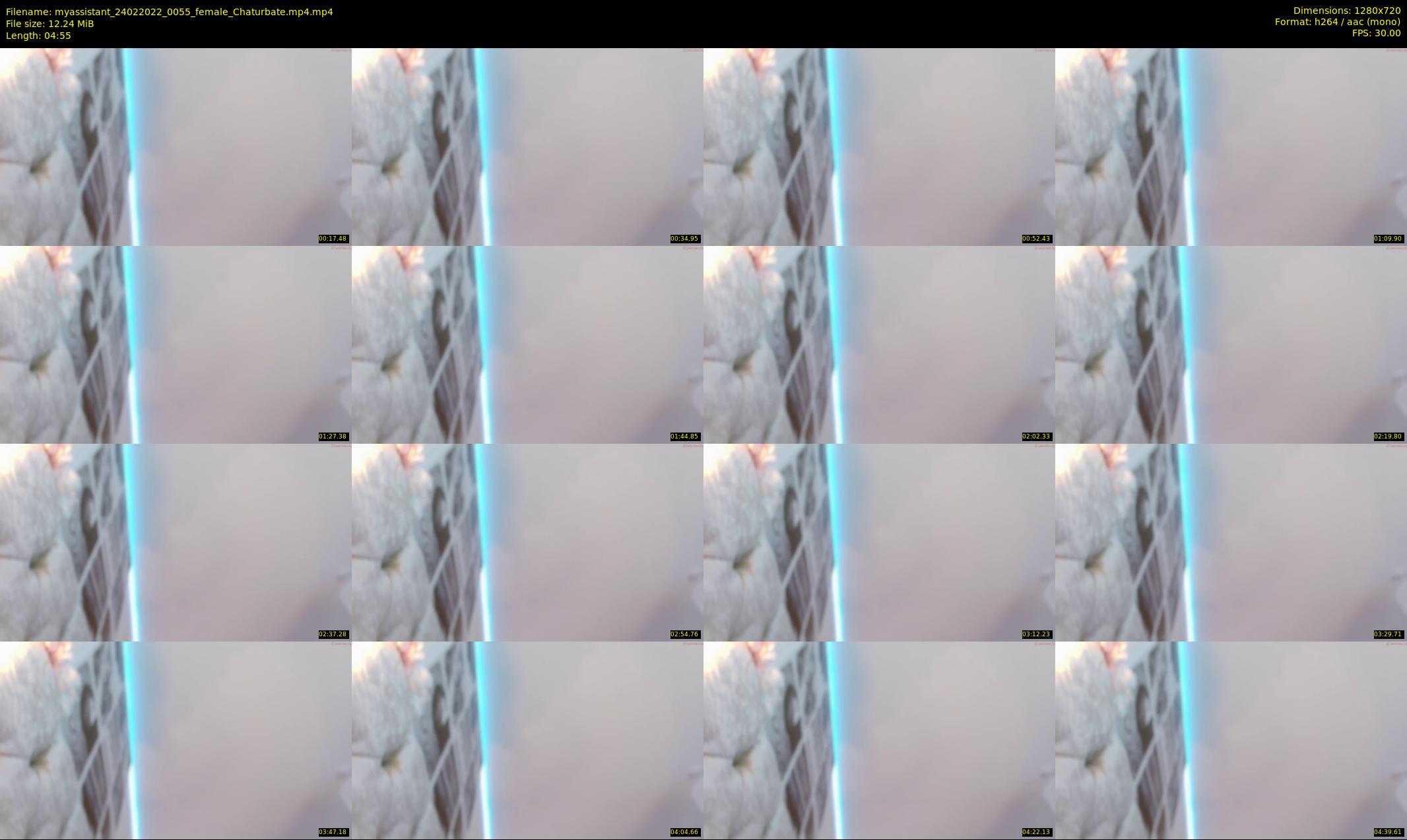 myassistant — 5 minute Chaturbate female cam show recording, 720p, Feb 24, 2022