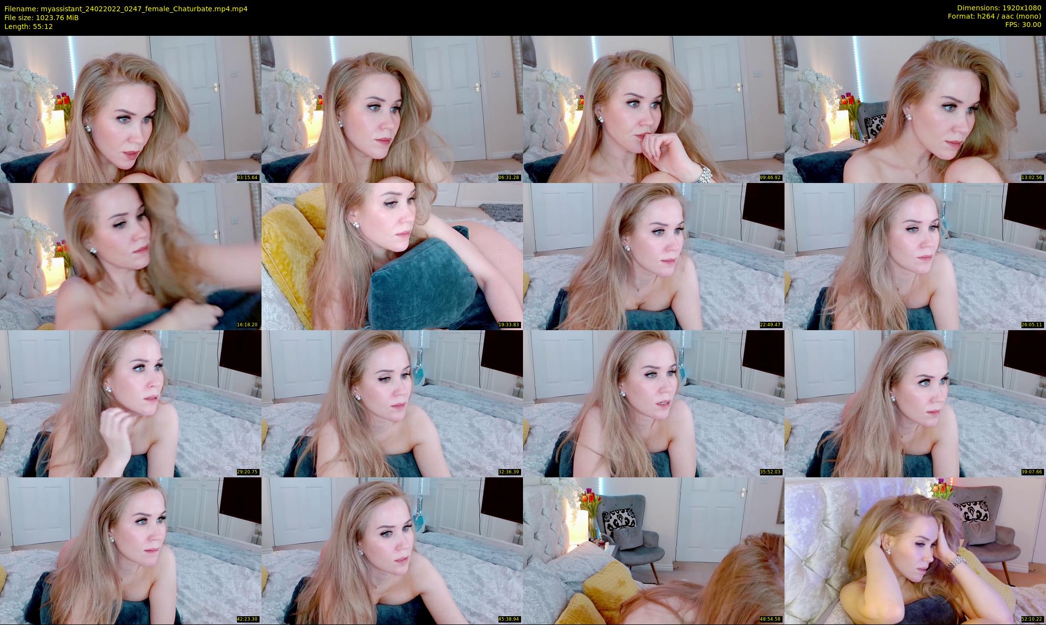 myassistant — 56 minute Chaturbate female cam show recording, 1080p, Feb 24, 2022