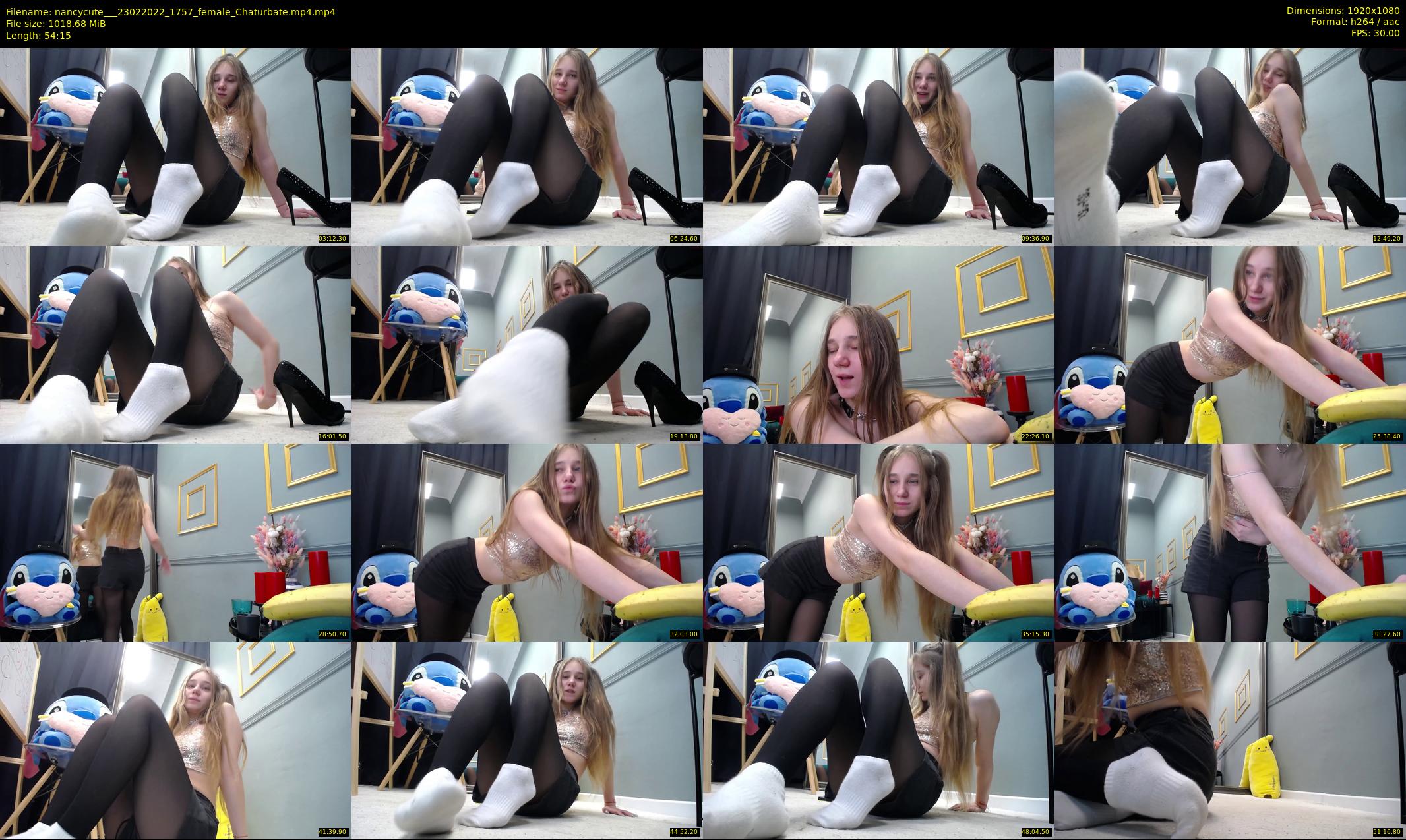 nancycute__ — 55 minute Chaturbate female cam show recording, 1080p, Feb 23, 2022