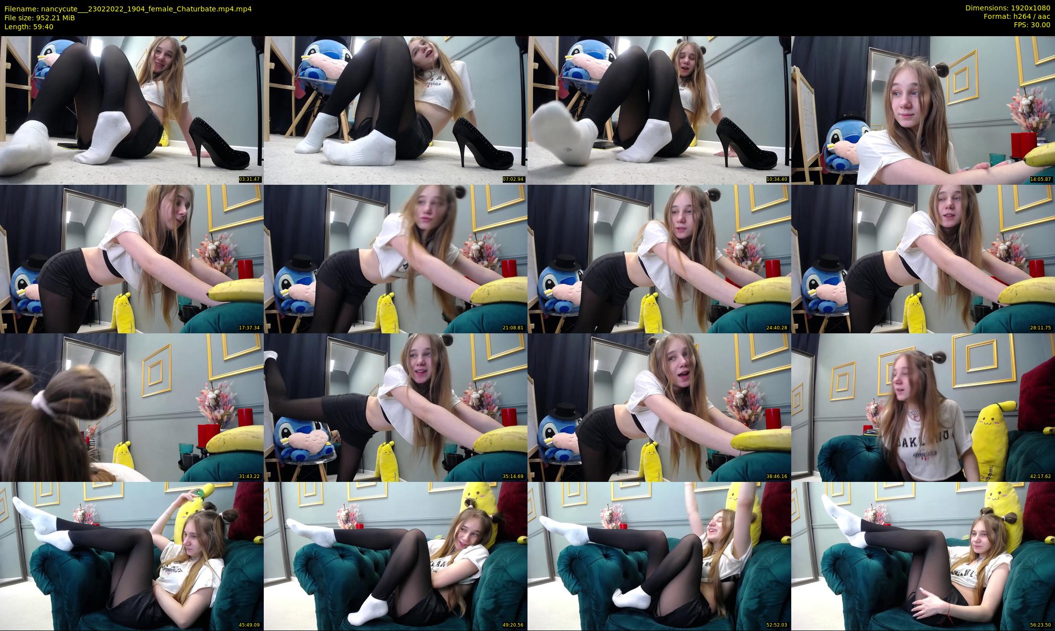 nancycute__ — 60 minute Chaturbate female cam show recording, 1080p, Feb 23, 2022