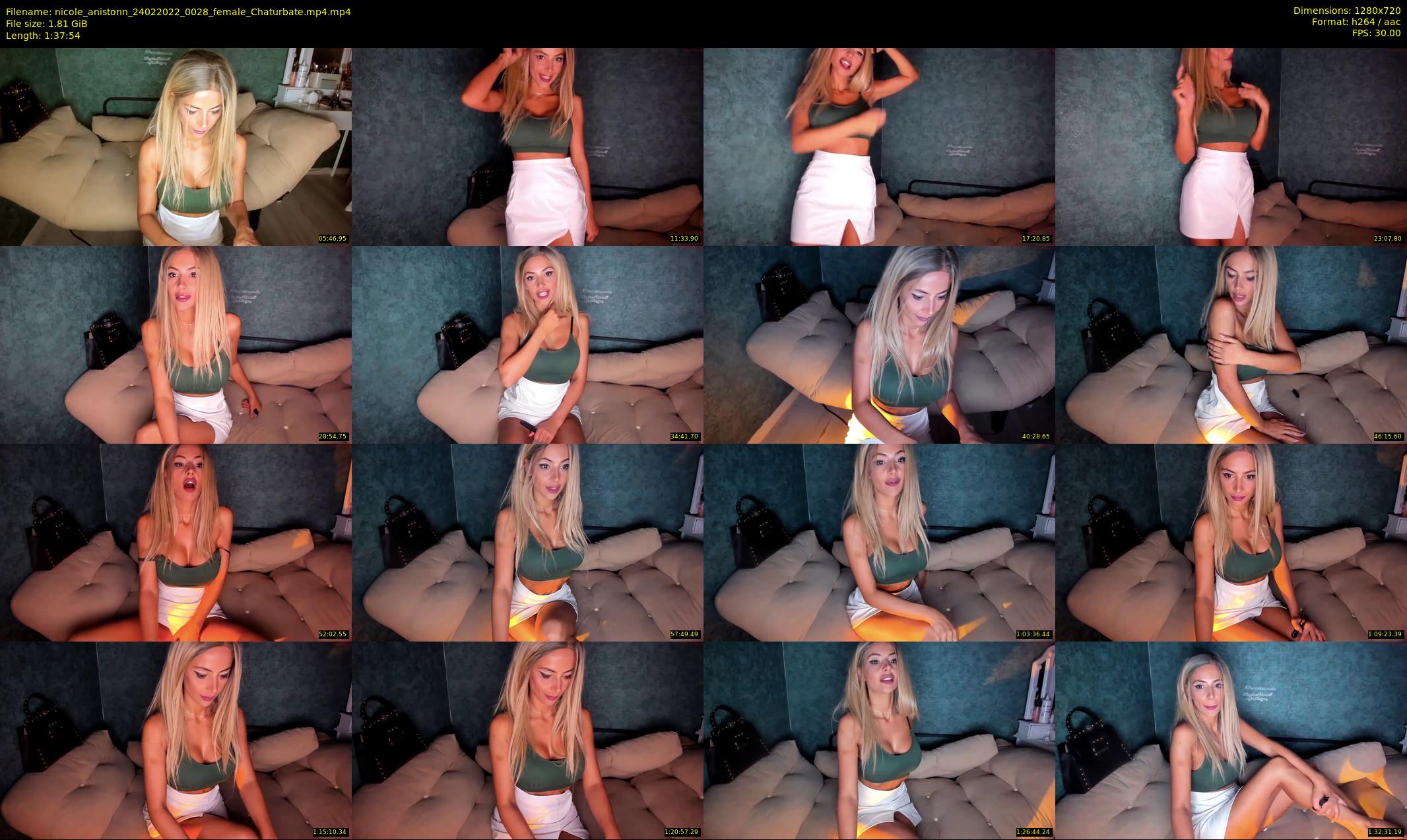 nicole_anistonn — 98 minute Chaturbate female cam show recording, 720p, Feb 24, 2022
