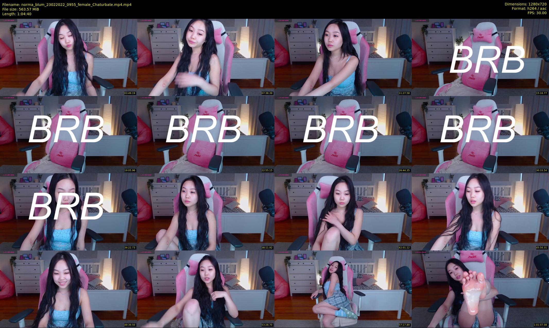 norma_blum — 65 minute Chaturbate female cam show recording, 720p, Feb 23, 2022