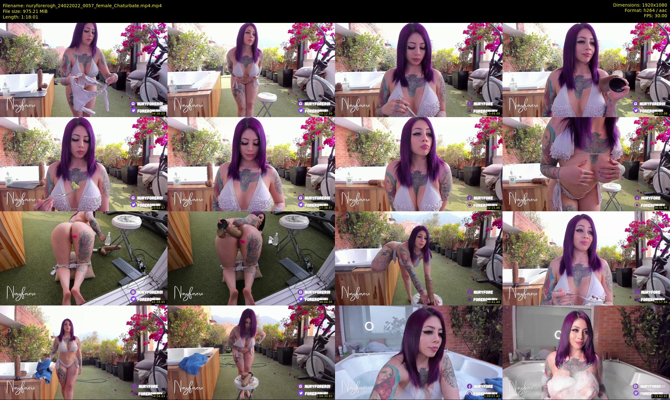 nuryforerogh — 79 minute Chaturbate female cam show recording, 1080p, Feb 24, 2022
