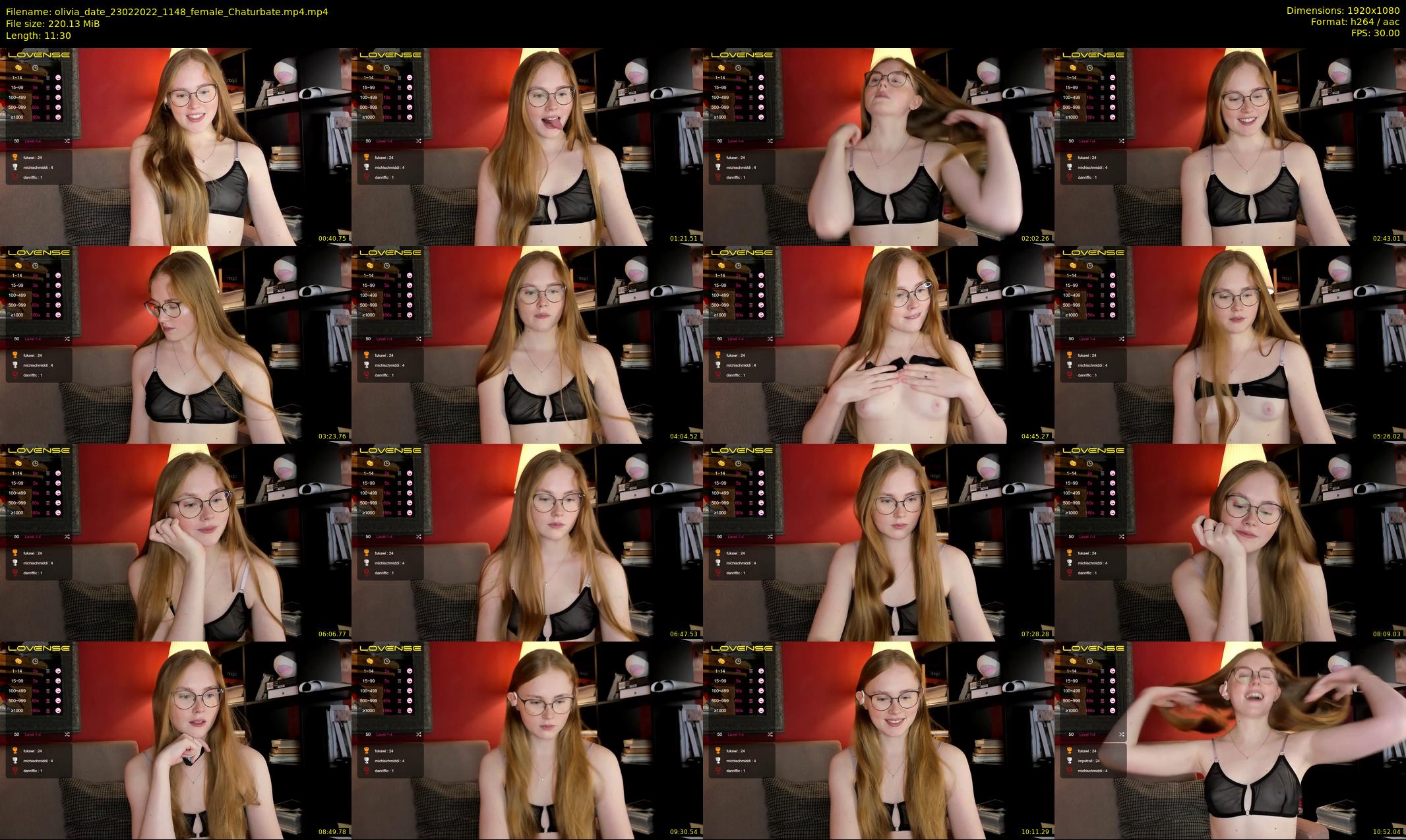 olivia_date — 12 minute Chaturbate female cam show recording, 1080p, Feb 23, 2022