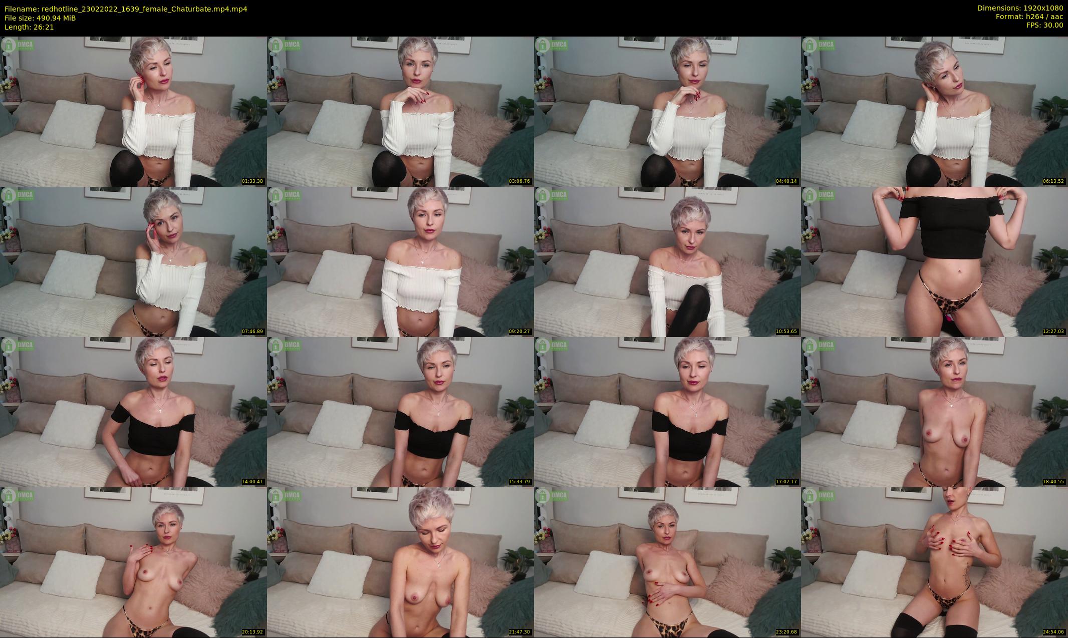 redhotline — 27 minute Chaturbate female cam show recording, 1080p, Feb 23, 2022