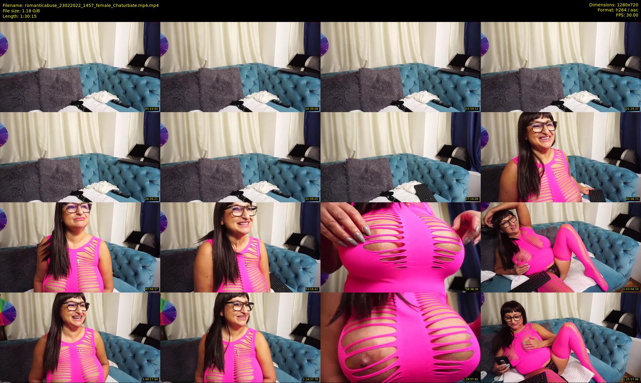 romanticabuse — 91 minute Chaturbate female cam show recording, 720p, Feb 23, 2022
