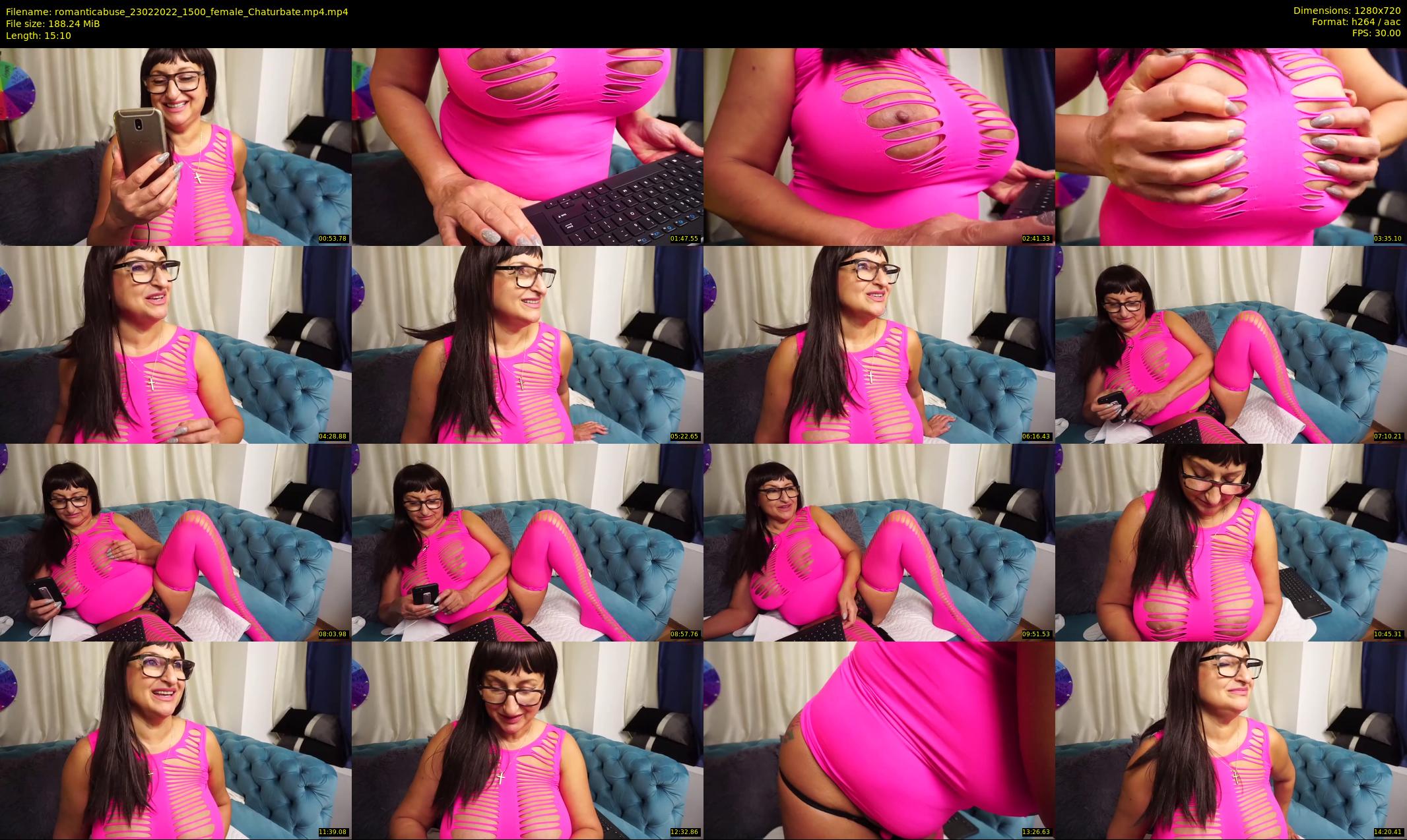 romanticabuse — 16 minute Chaturbate female cam show recording, 720p, Feb 23, 2022