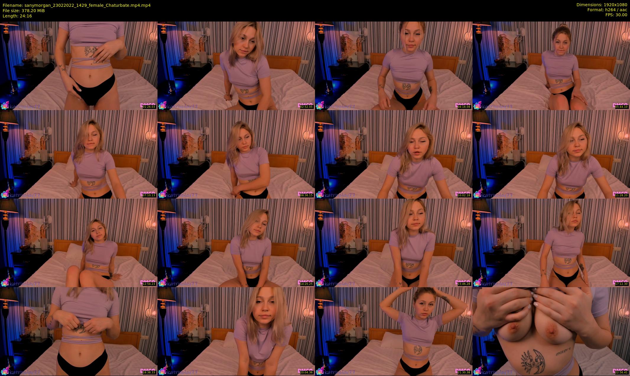 sanymorgan — 25 minute Chaturbate couple cam show recording, 1080p, Feb 23, 2022