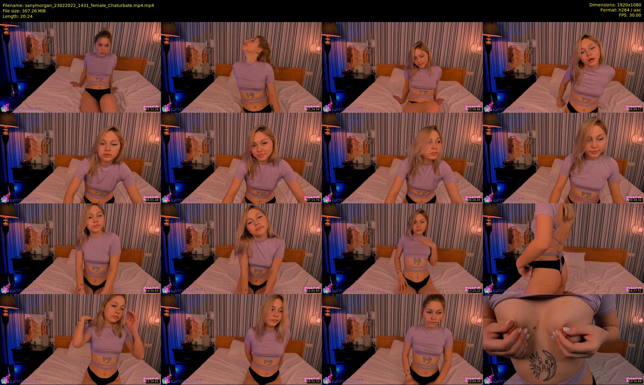 sanymorgan — 21 minute Chaturbate couple cam show recording, 1080p, Feb 23, 2022