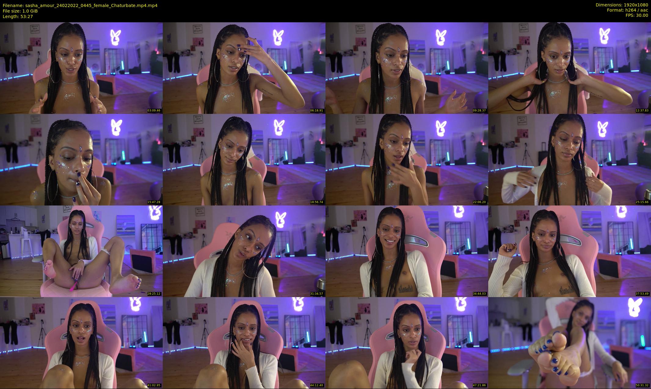 sasha_amour — 54 minute Chaturbate female cam show recording, 1080p, Feb 24, 2022