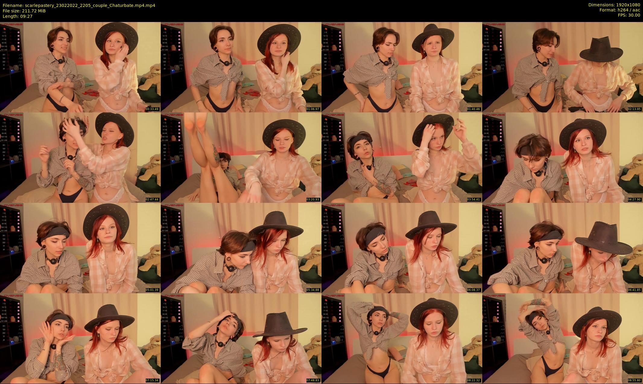 scarlepastery — 10 minute Chaturbate couple cam show recording, 1080p, Feb 23, 2022
