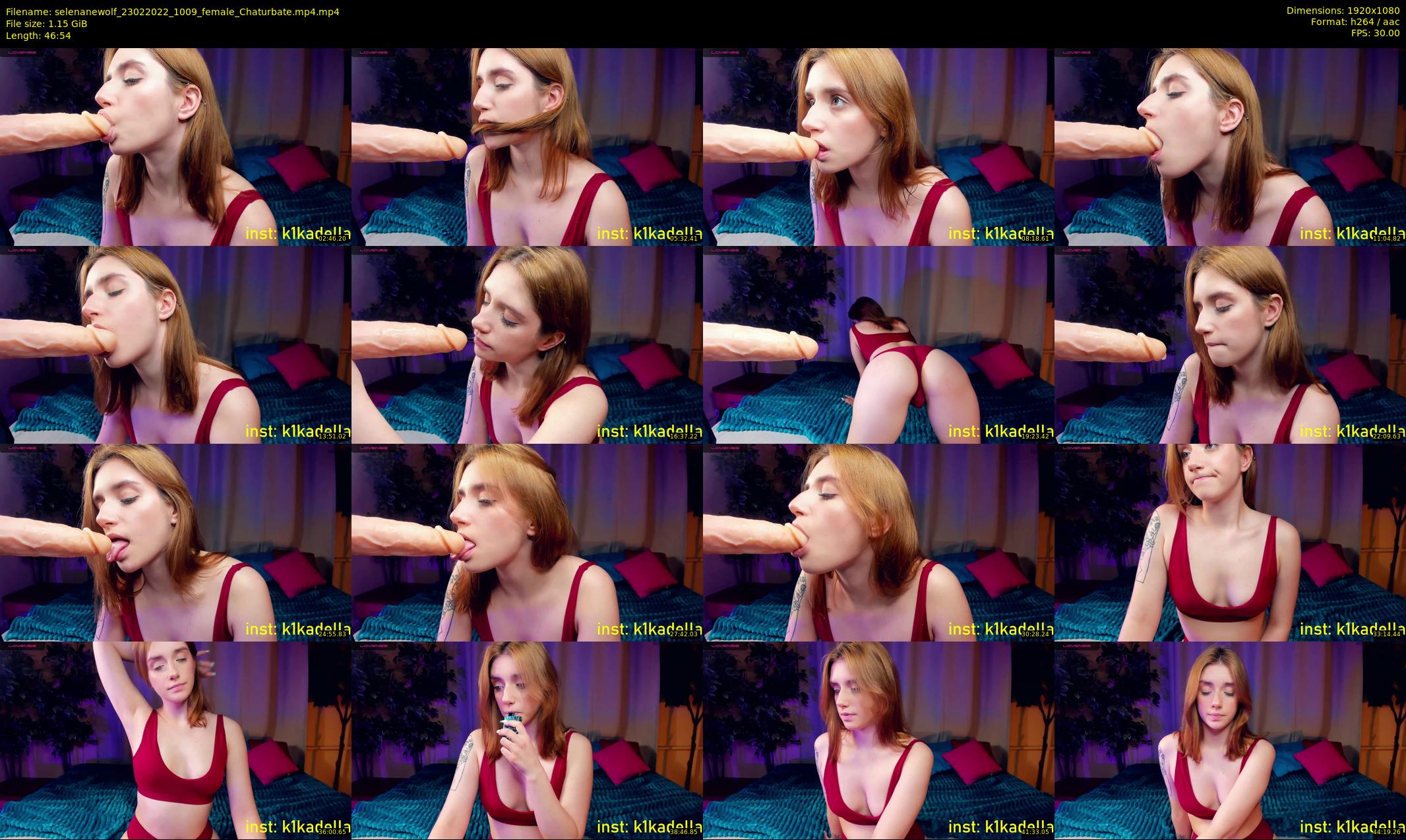 selenanewolf — 47 minute Chaturbate couple cam show recording, 1080p, Feb 23, 2022