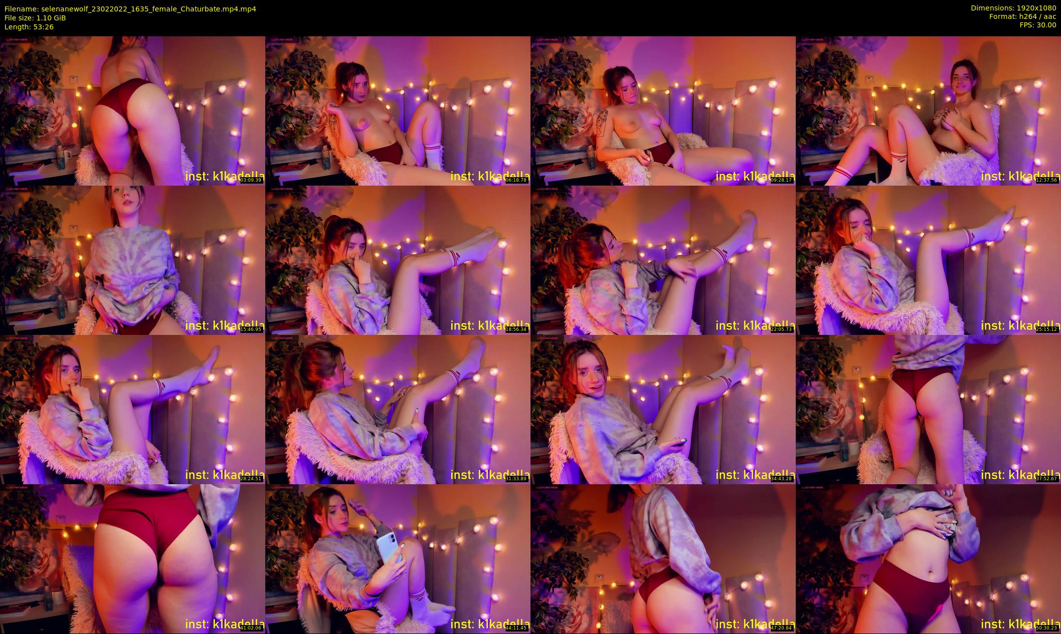 selenanewolf — 54 minute Chaturbate couple cam show recording, 1080p, Feb 23, 2022