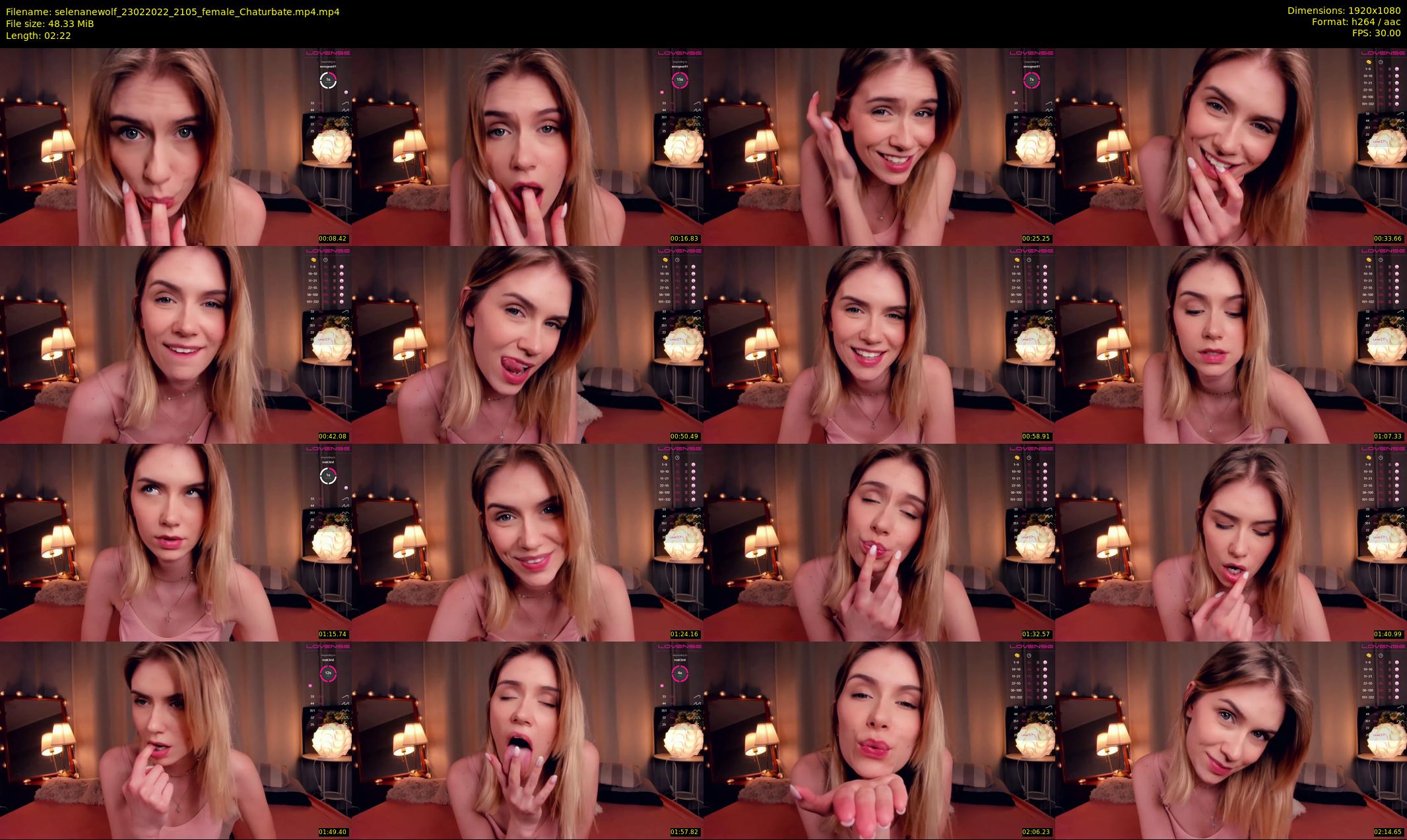 selenanewolf — 3 minute Chaturbate couple cam show recording, 1080p, Feb 23, 2022