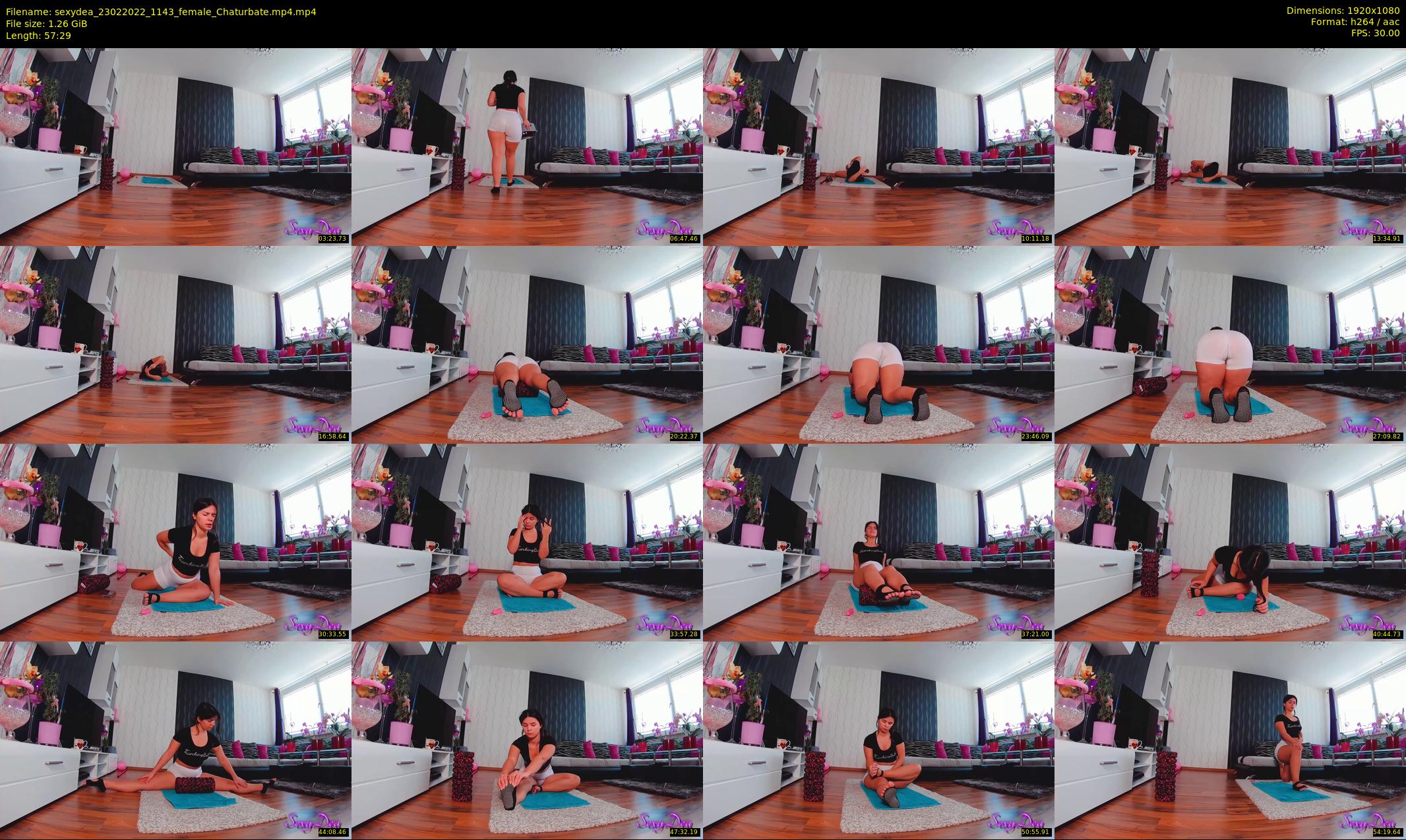 sexydea — 58 minute Chaturbate female cam show recording, 1080p, Feb 23, 2022