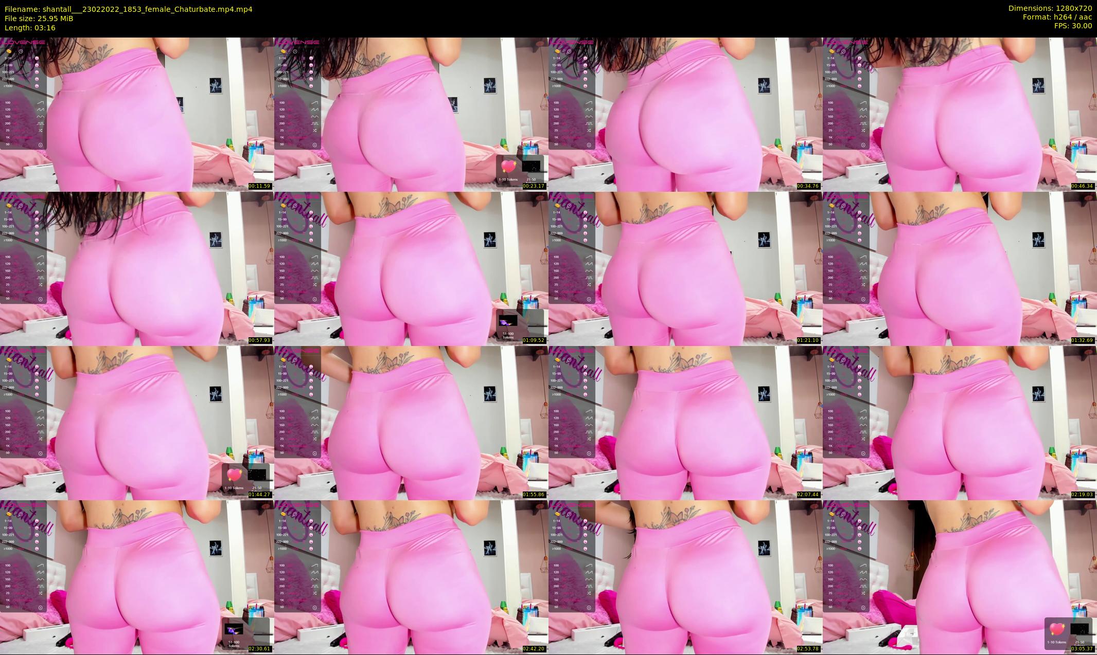 shantall__ — 4 minute Chaturbate female cam show recording, 720p, Feb 23, 2022