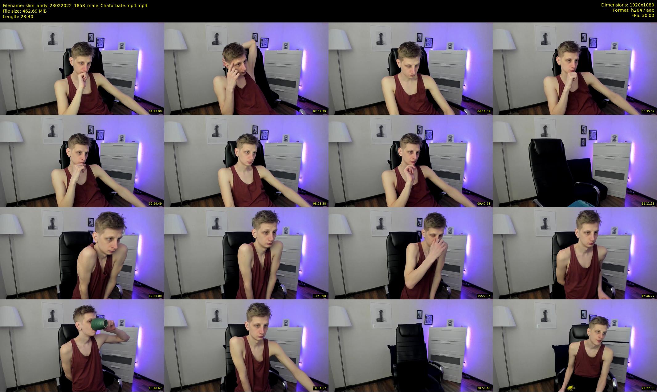 slim_andy — 24 minute Chaturbate male cam show recording, 1080p, Feb 23, 2022