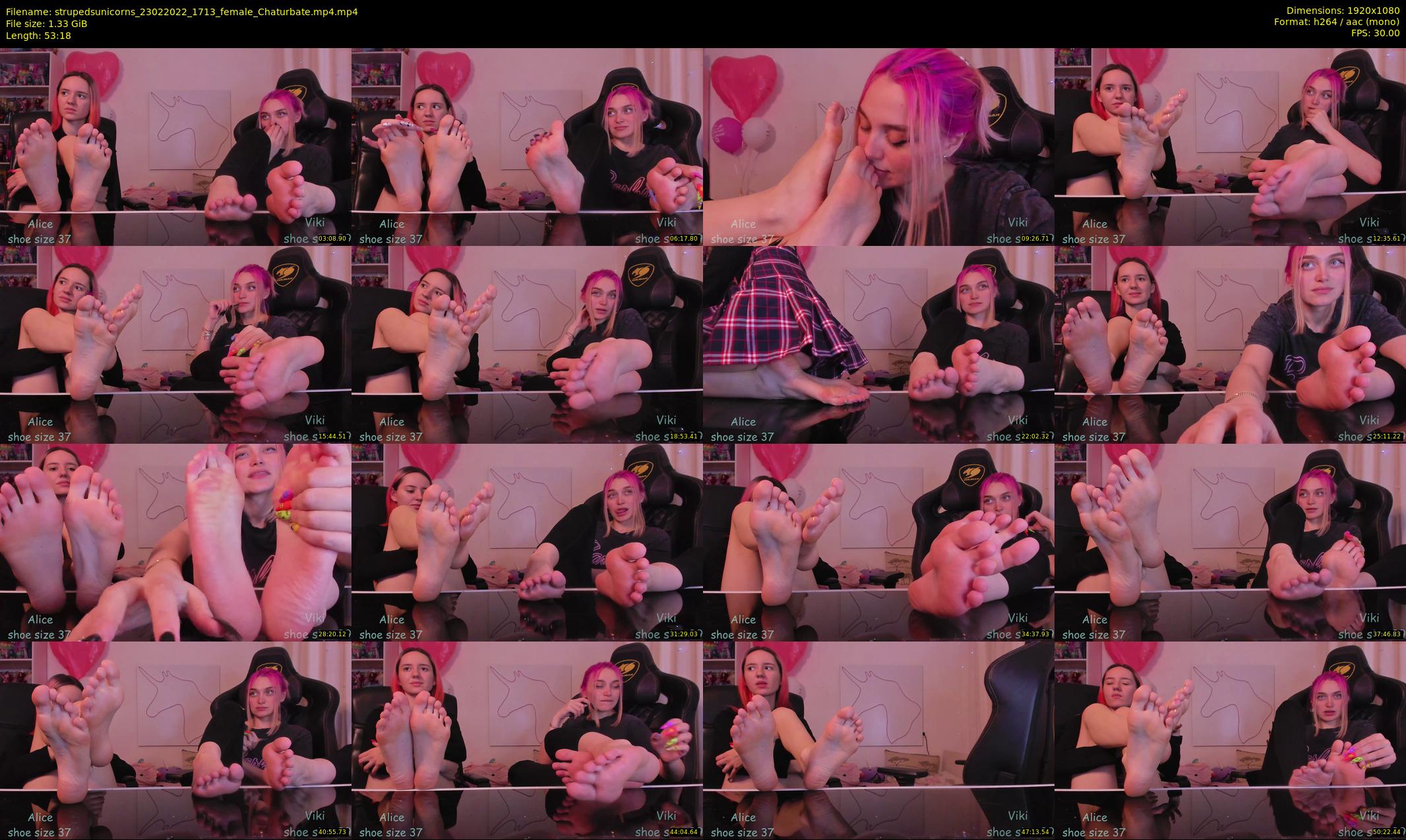 strupedsunicorns — 54 minute Chaturbate couple cam show recording, 1080p, Feb 23, 2022