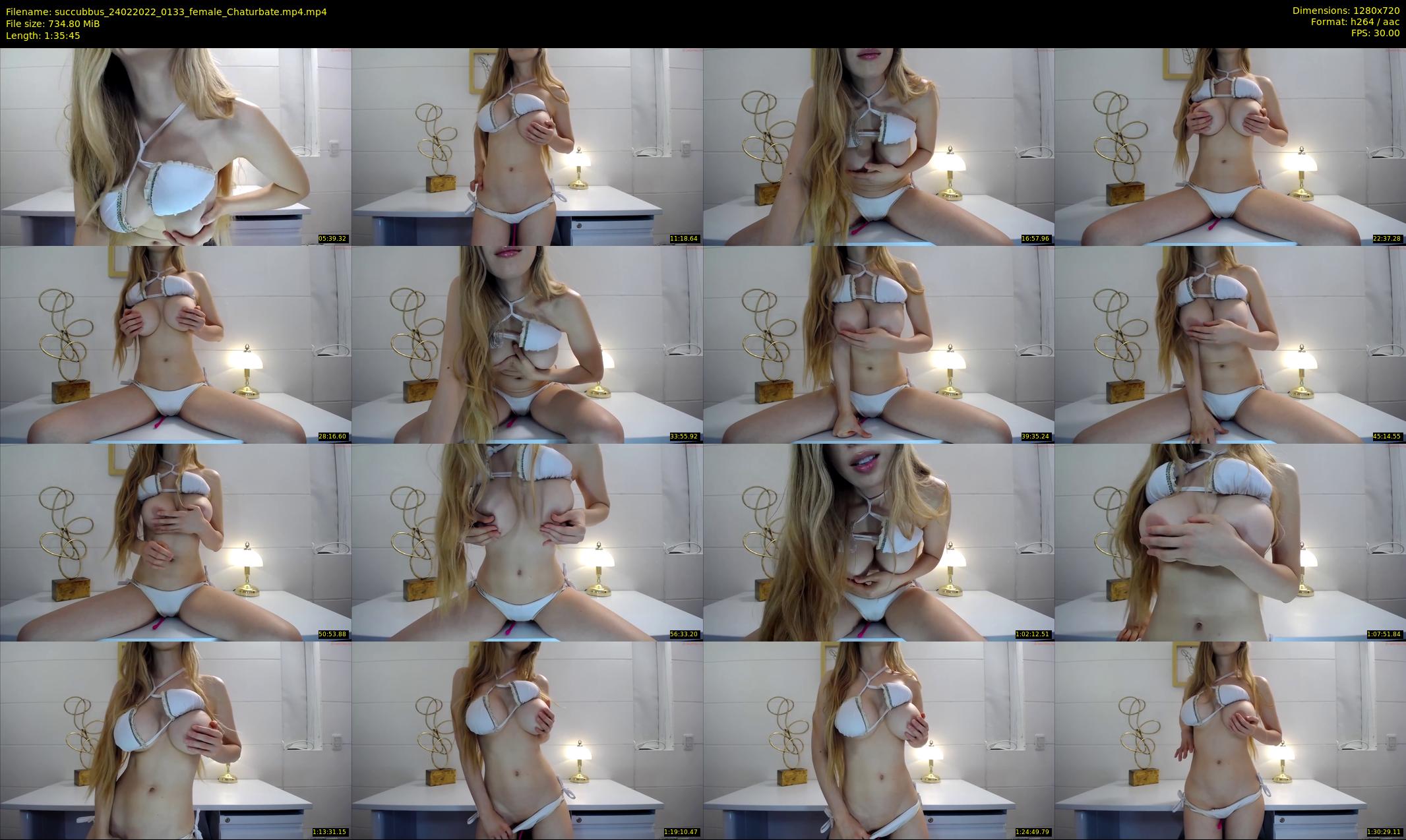 succubbus — 96 minute Chaturbate female cam show recording, 720p, Feb 24, 2022