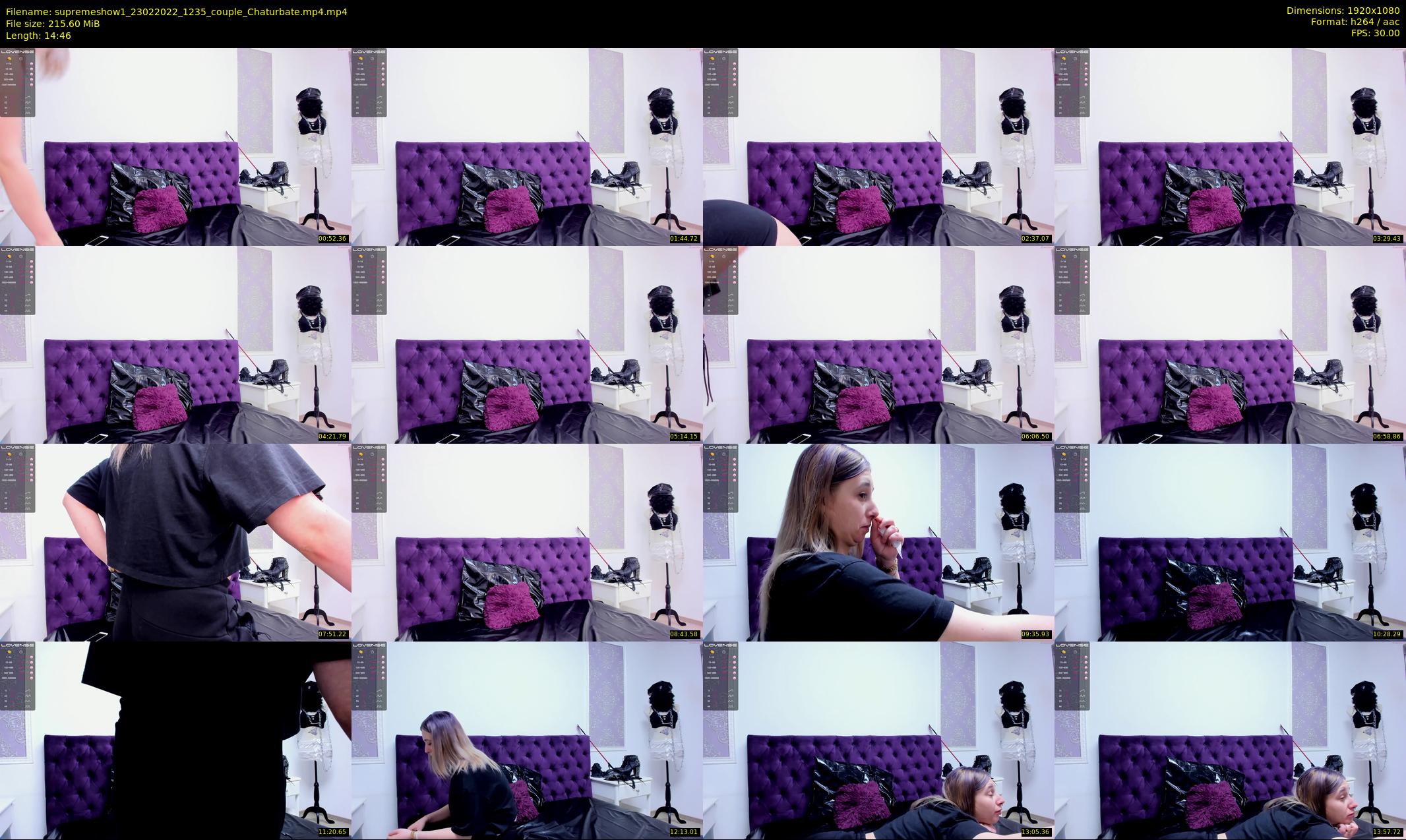supremeshow1 — 15 minute Chaturbate couple cam show recording, 1080p, Feb 23, 2022