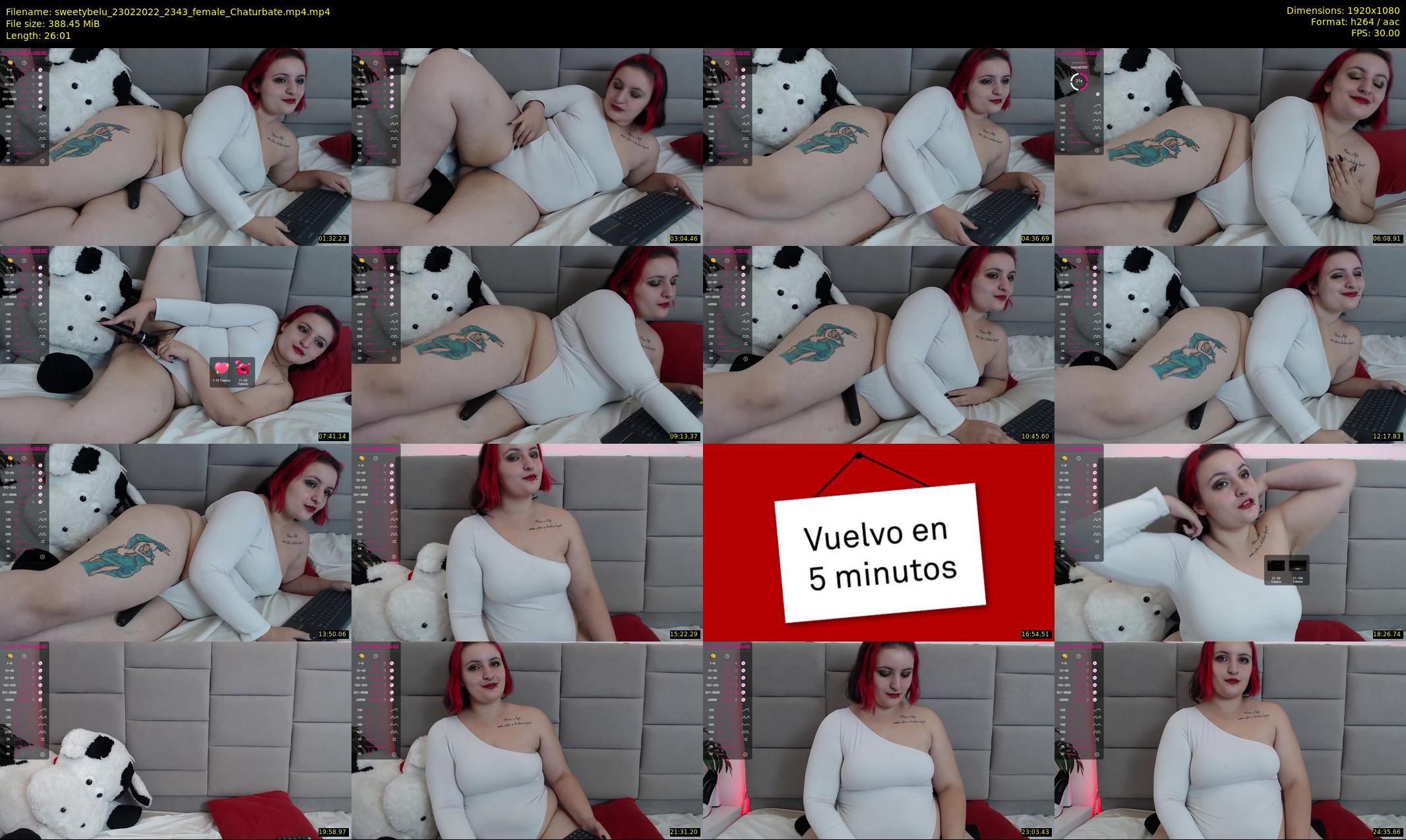 sweetybelu — 27 minute Chaturbate female cam show recording, 1080p, Feb 23, 2022