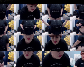 tastychubby — 6 minute Chaturbate female cam show recording, 720p, Feb 23, 2022
