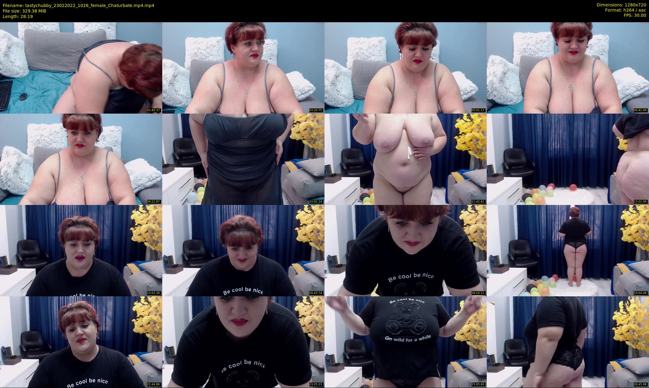 tastychubby — 29 minute Chaturbate female cam show recording, 720p, Feb 23, 2022