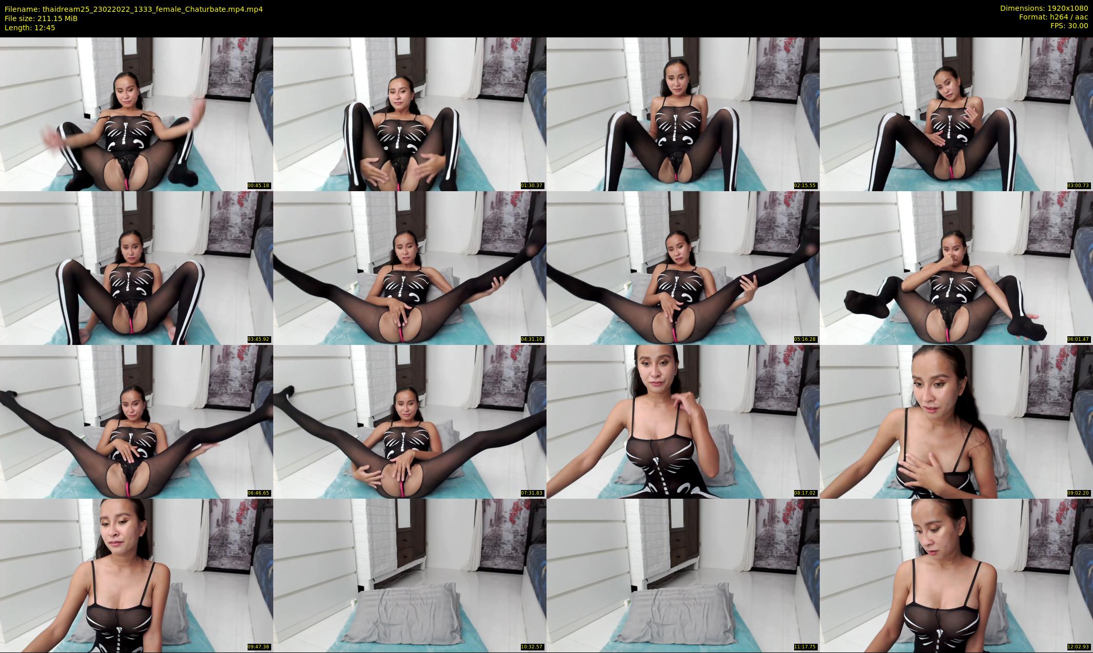 thaidream25 — 13 minute Chaturbate female cam show recording, 1080p, Feb 23, 2022