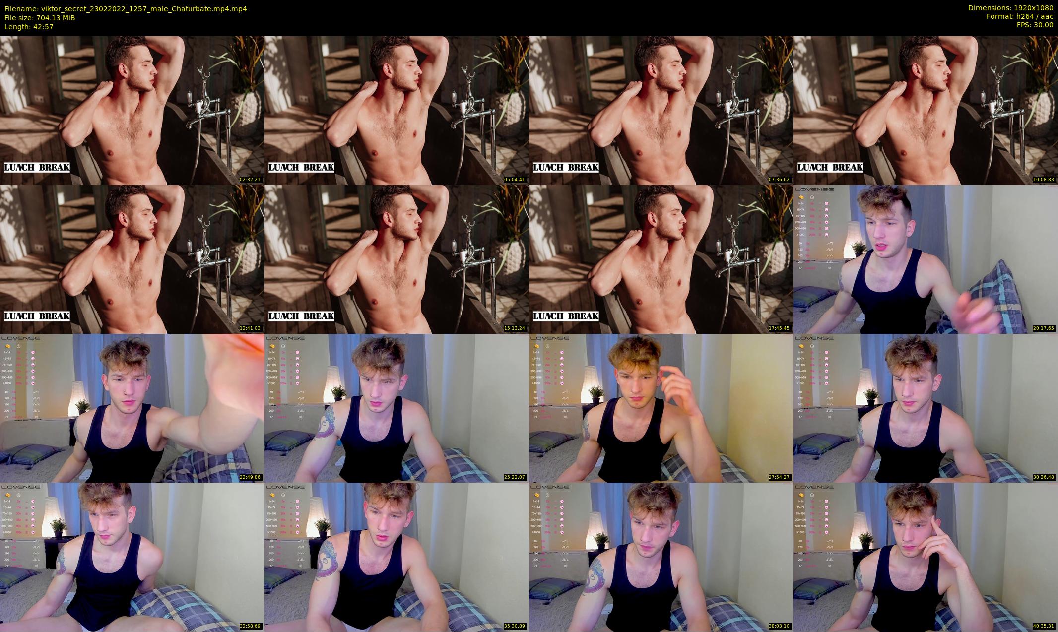 viktor_secret — 43 minute Chaturbate male cam show recording, 1080p, Feb 23, 2022